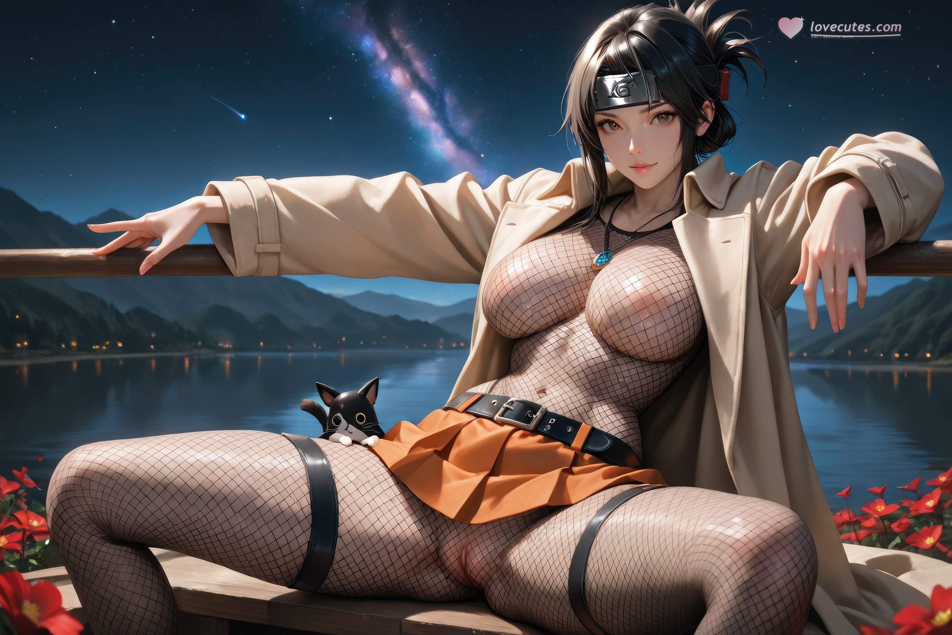 AI Porn - 火影忍者 御手洗紅豆 AI 裸圖圖庫 598P