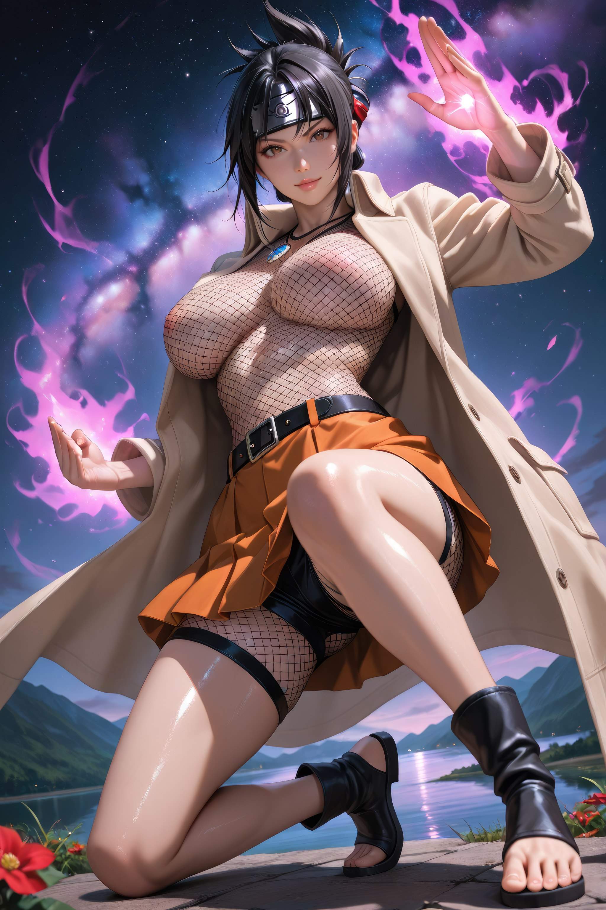 AI Porn - 火影忍者 御手洗紅豆 AI 裸圖圖庫 598P