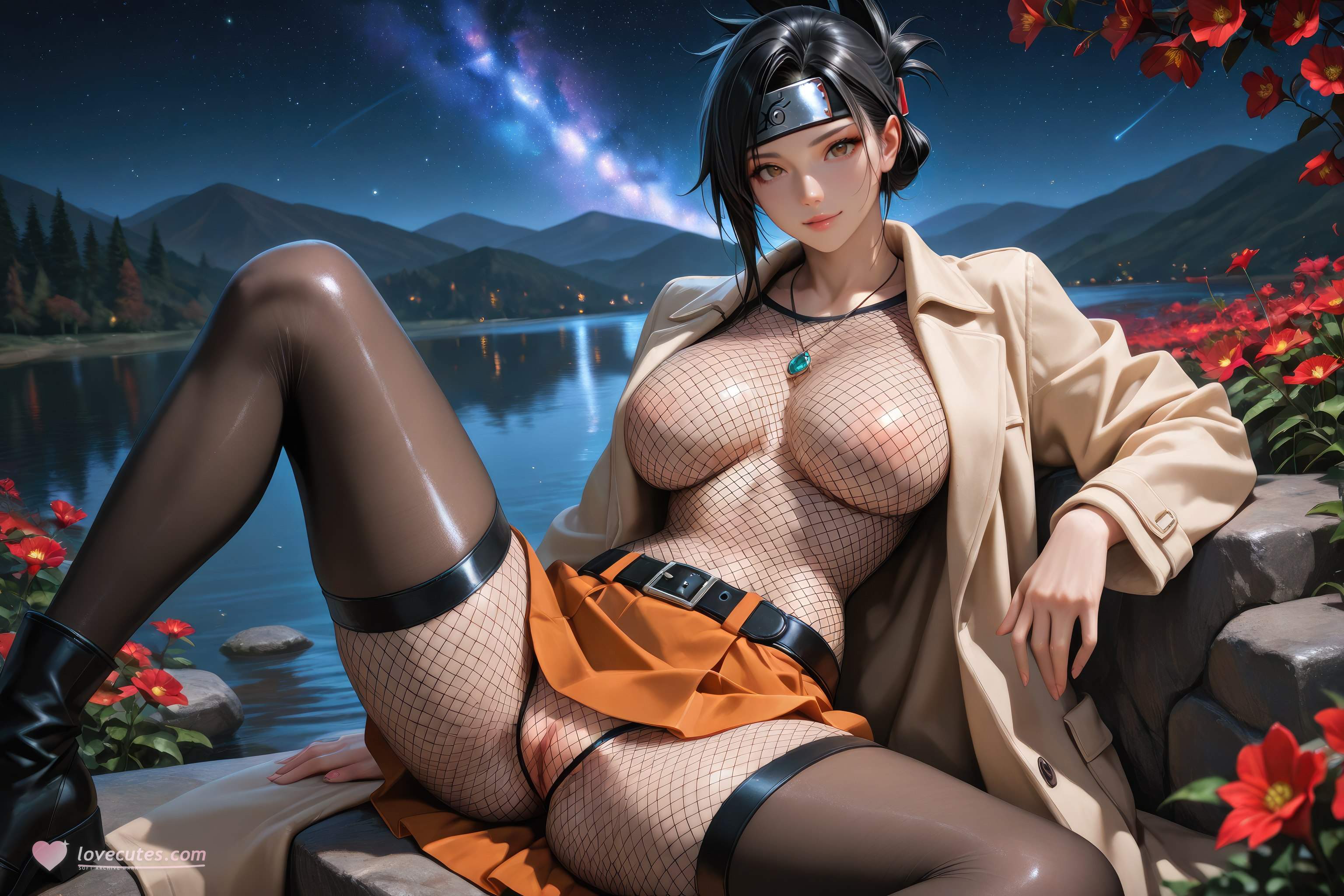 AI Generated Porn - Naruto Mitarashi Anko Nude Ninja AI Gallery 598P