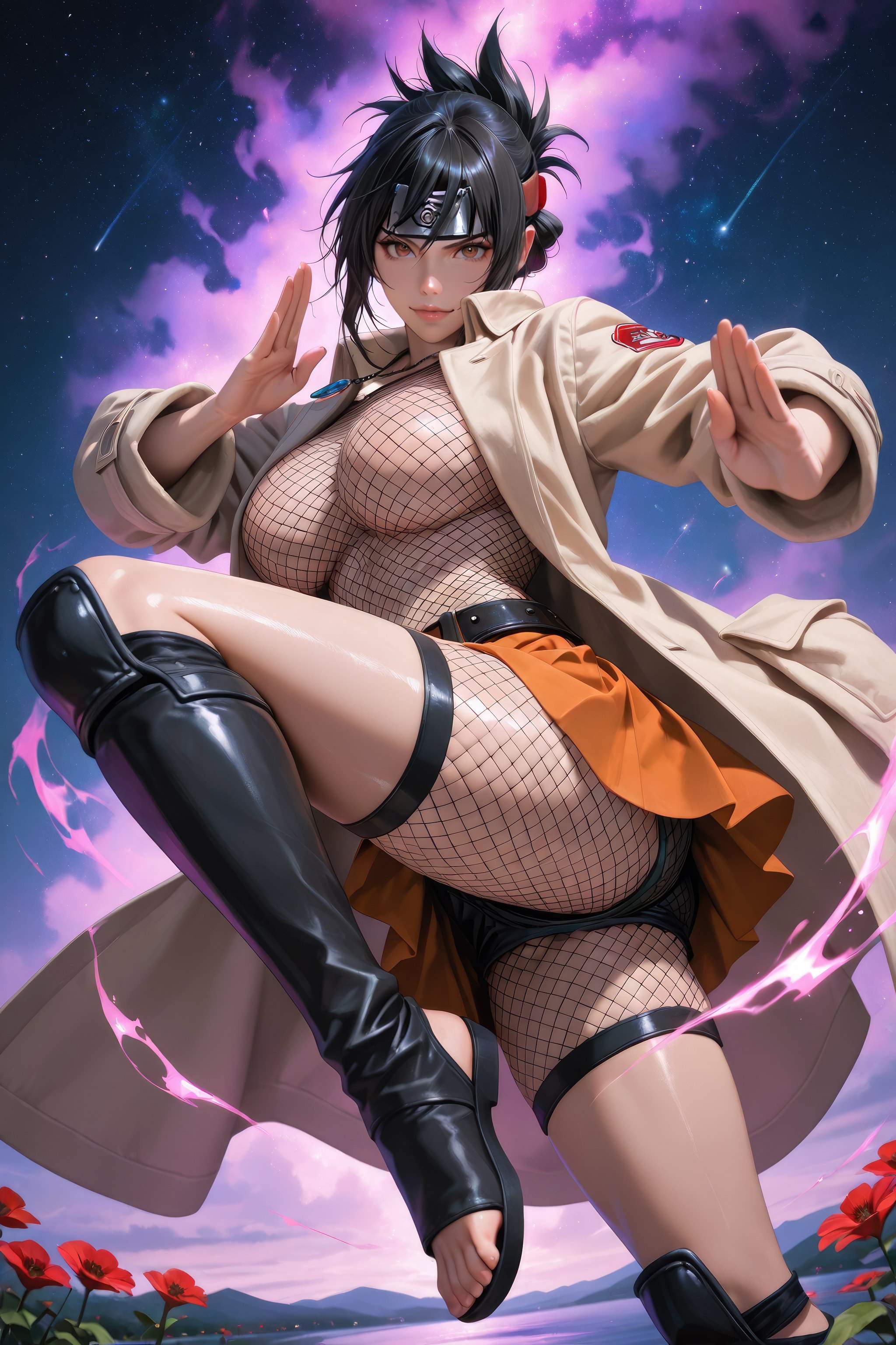 AI Generated Porn - Naruto Mitarashi Anko Nude Ninja AI Gallery 598P