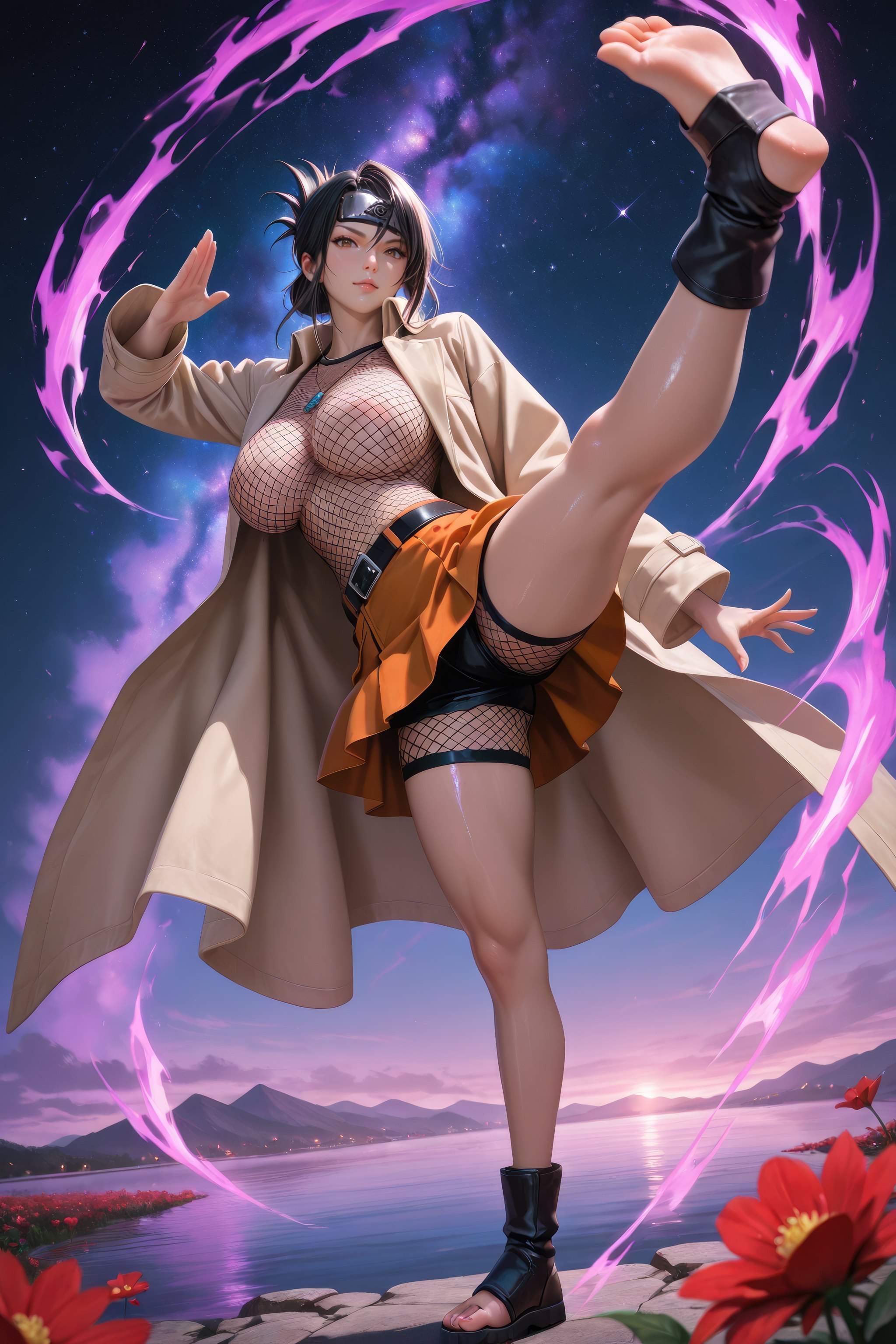AI Generated Porn - Naruto Mitarashi Anko Nude Ninja AI Gallery 598P
