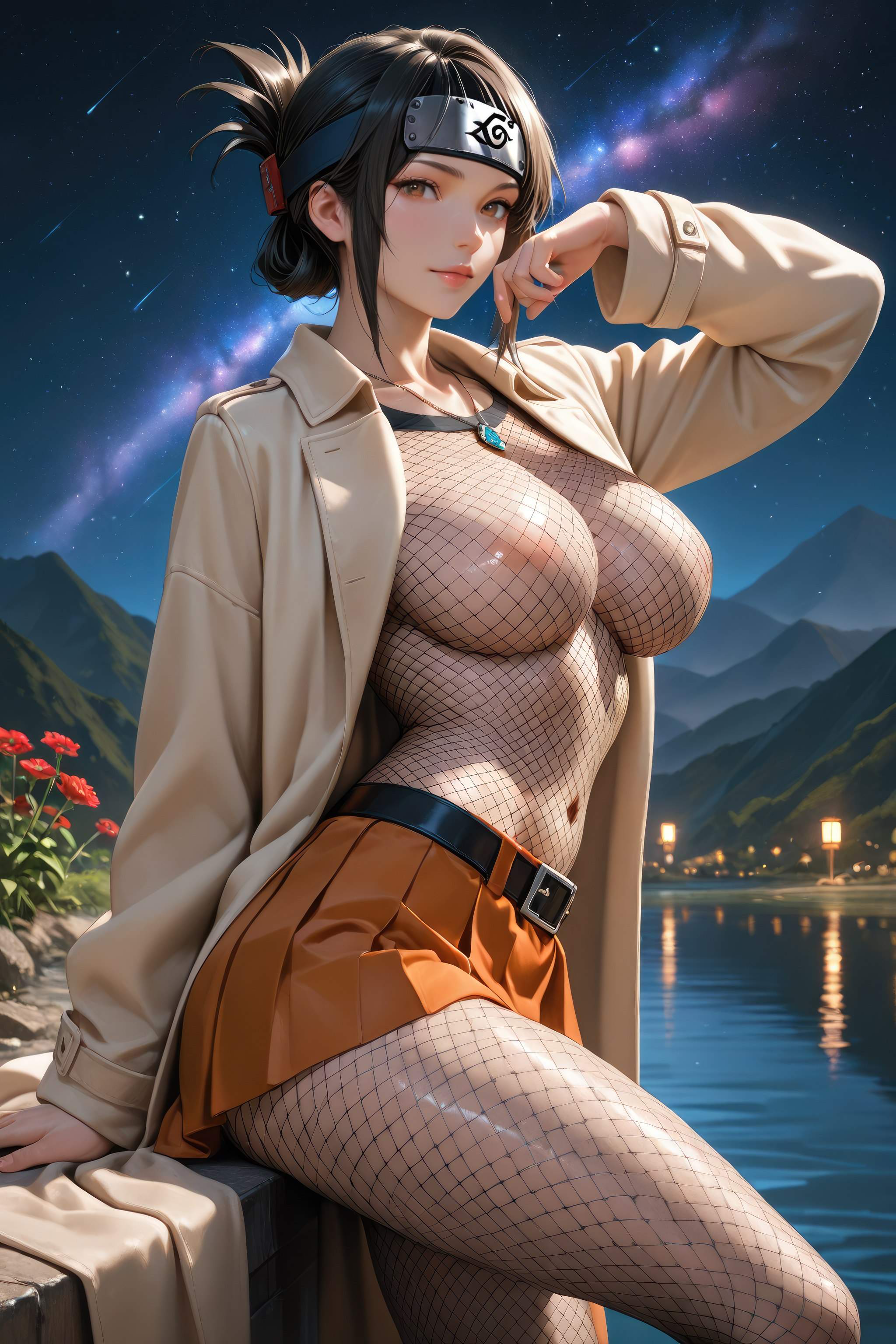 AI Porn - Naruto Mitarashi Anko AI nudes 598P