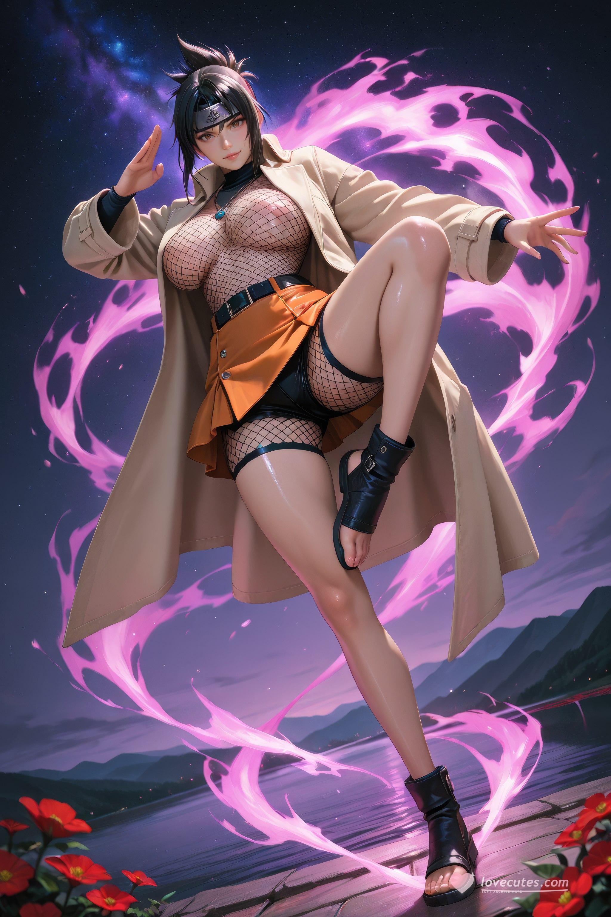 AI Porn - Naruto Mitarashi Anko AI nudes 598P