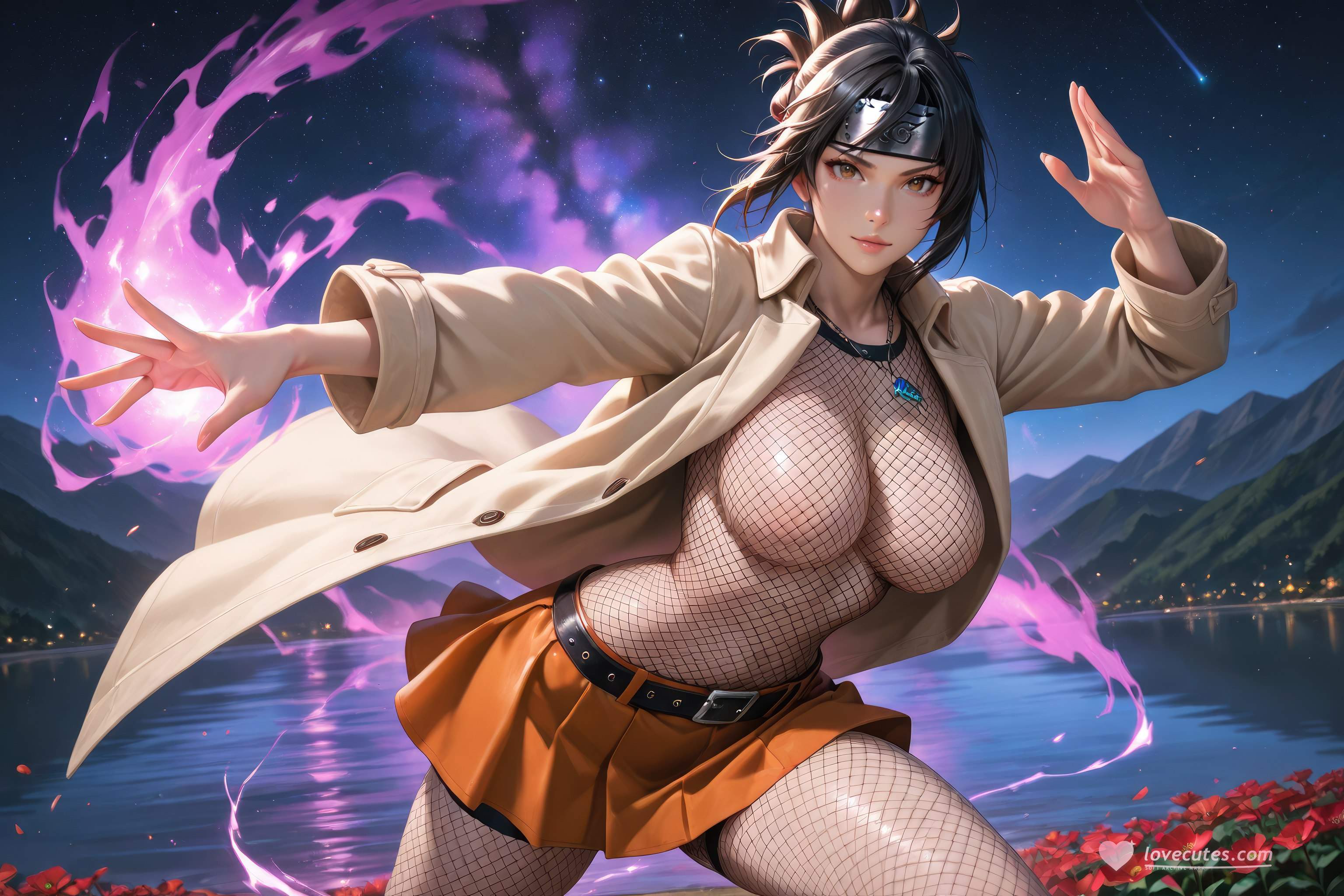 AI Porn - Naruto Mitarashi Anko AI nudes 598P