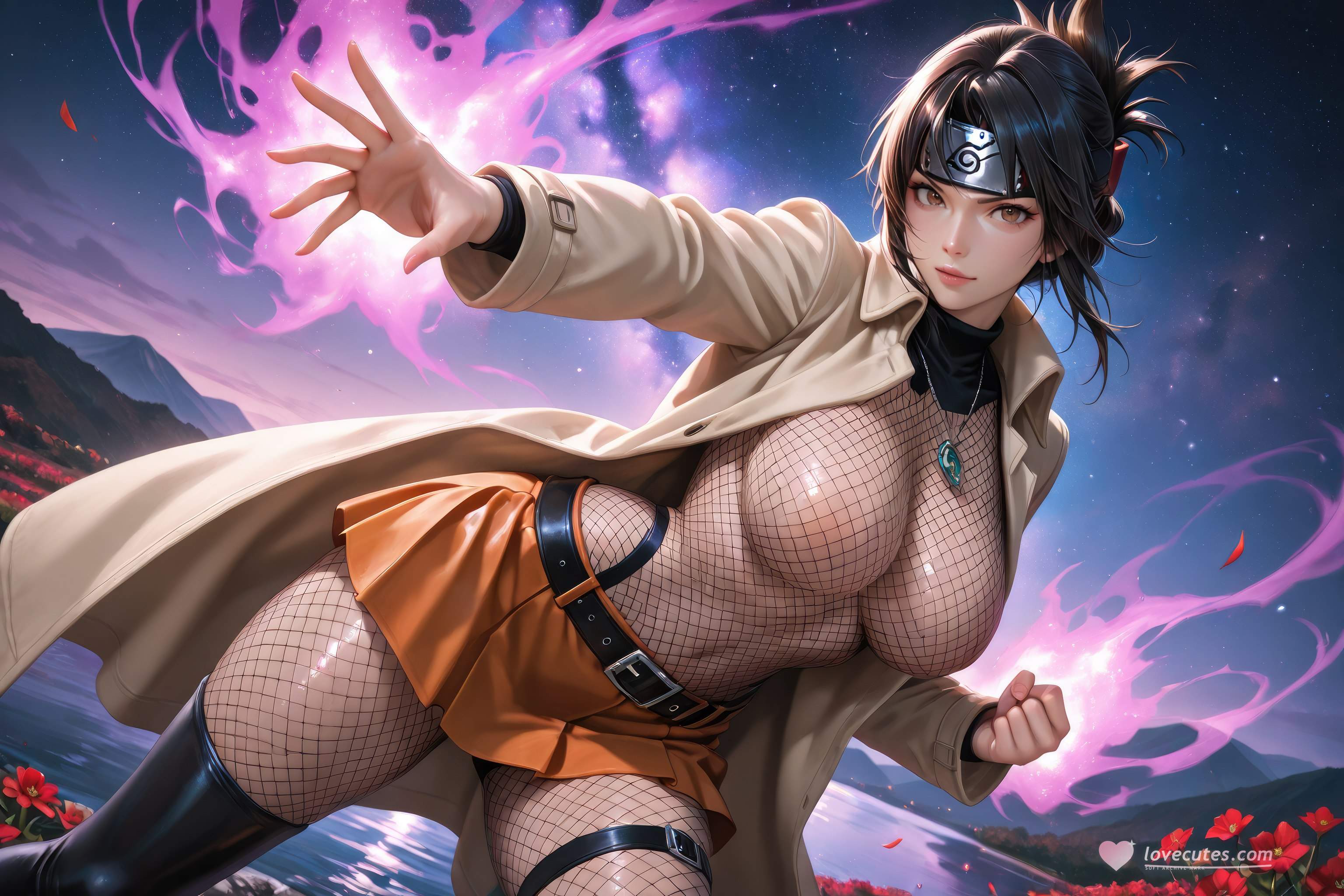 AI Porn - Naruto Mitarashi Anko AI nudes 598P