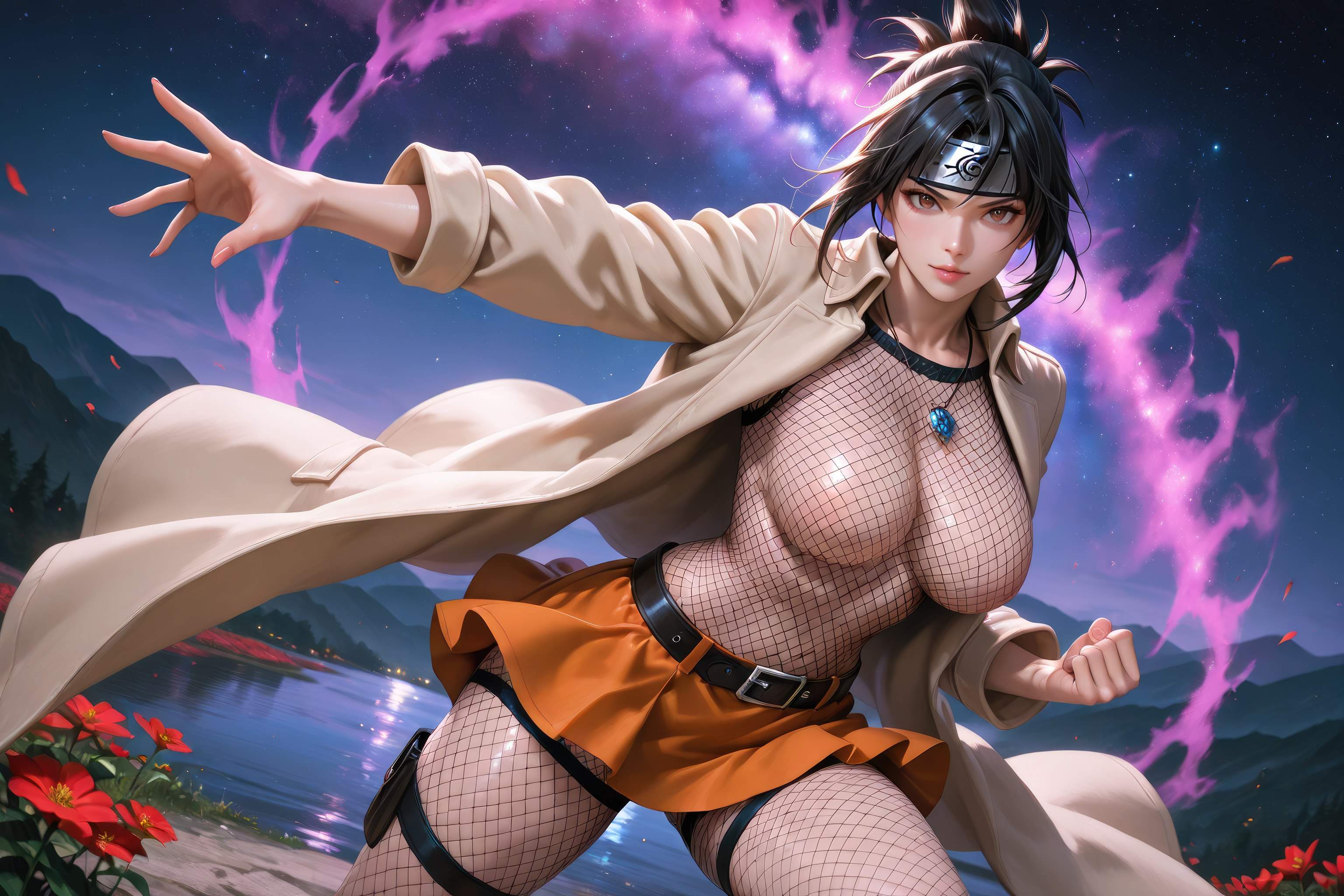 AI Porn - Naruto Mitarashi Anko AI nudes 598P