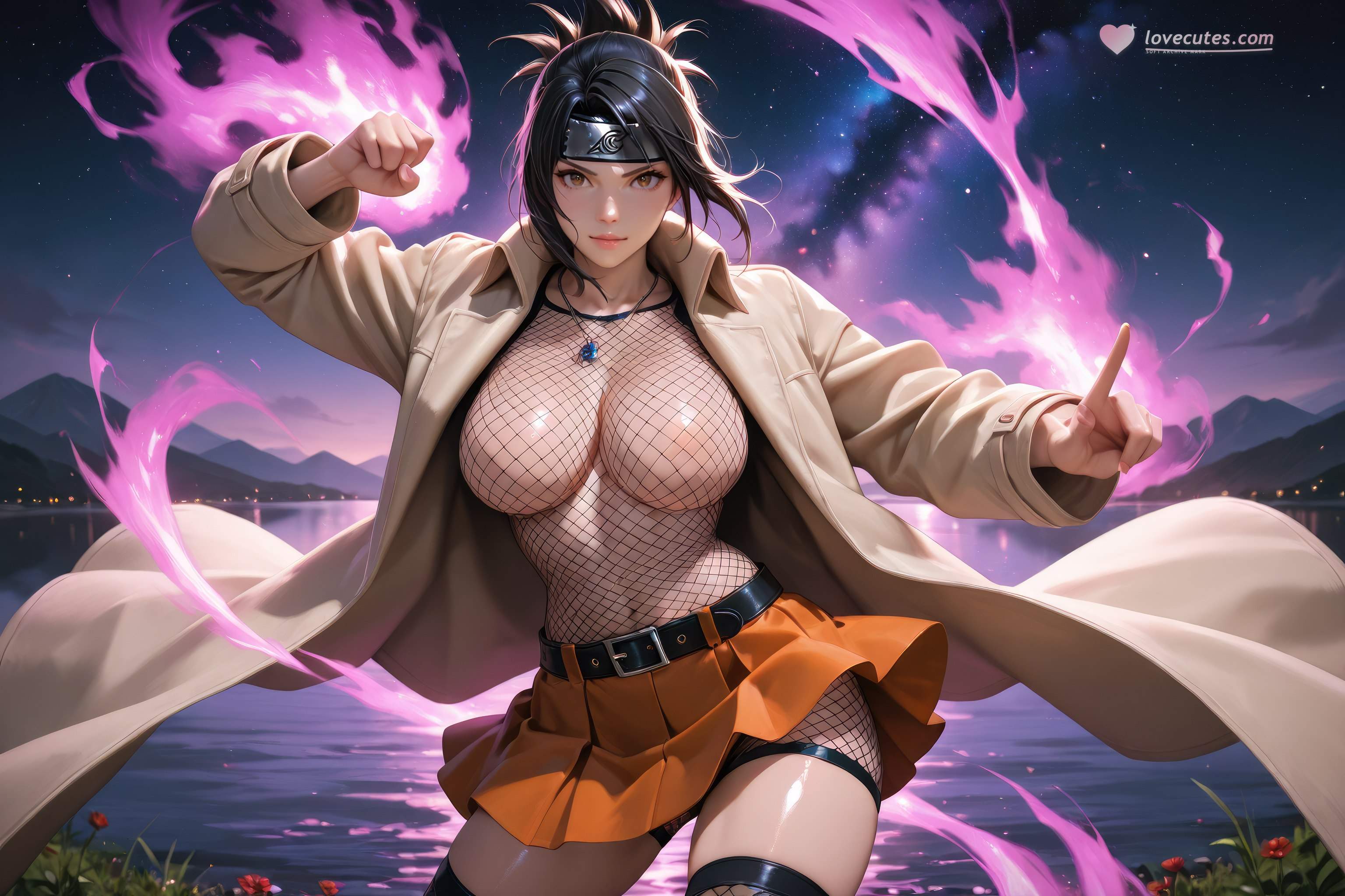 AI Porn - Naruto Mitarashi Anko AI nudes 598P
