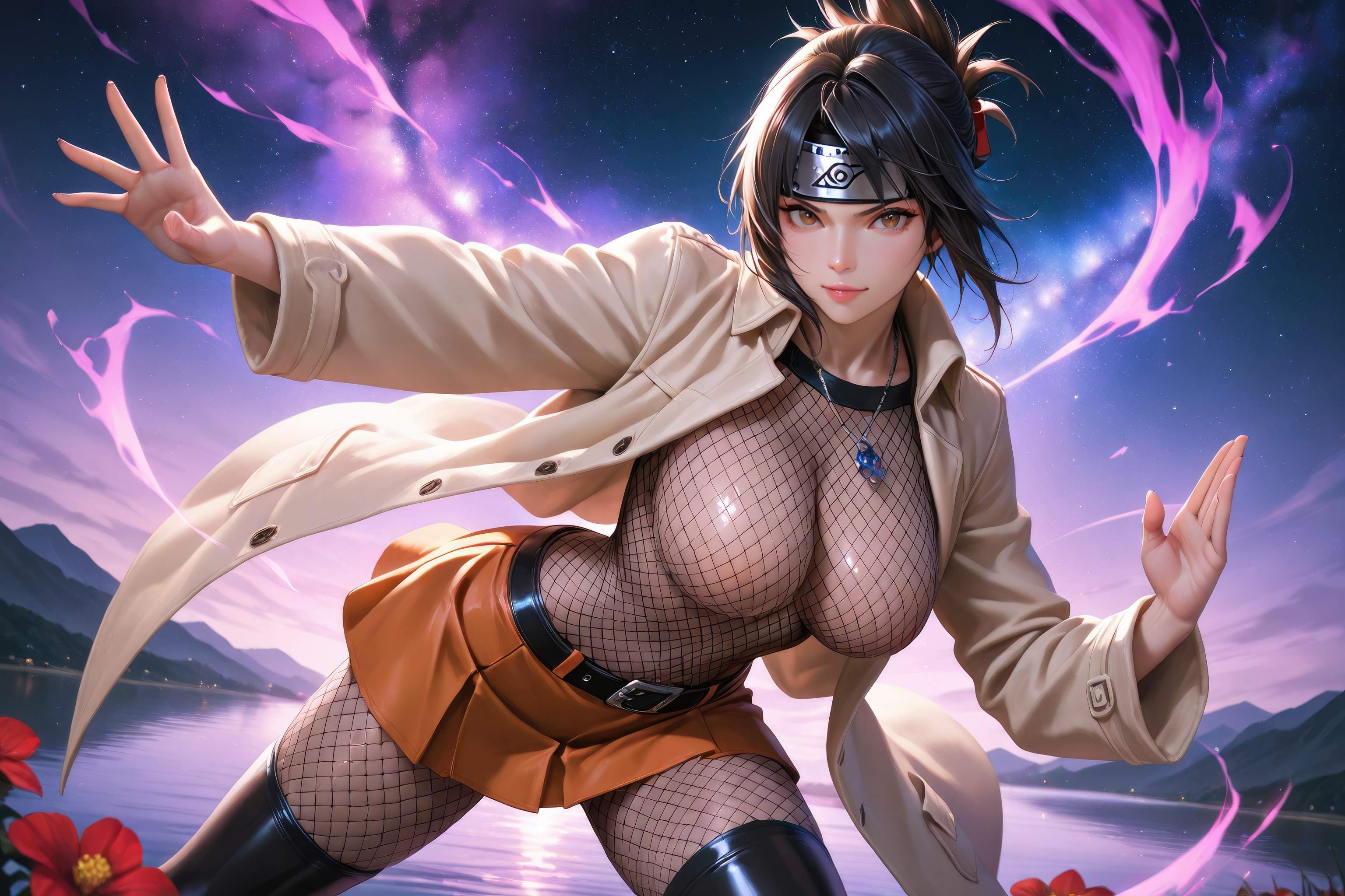 AI Porn - Naruto Mitarashi Anko AI nudes 598P