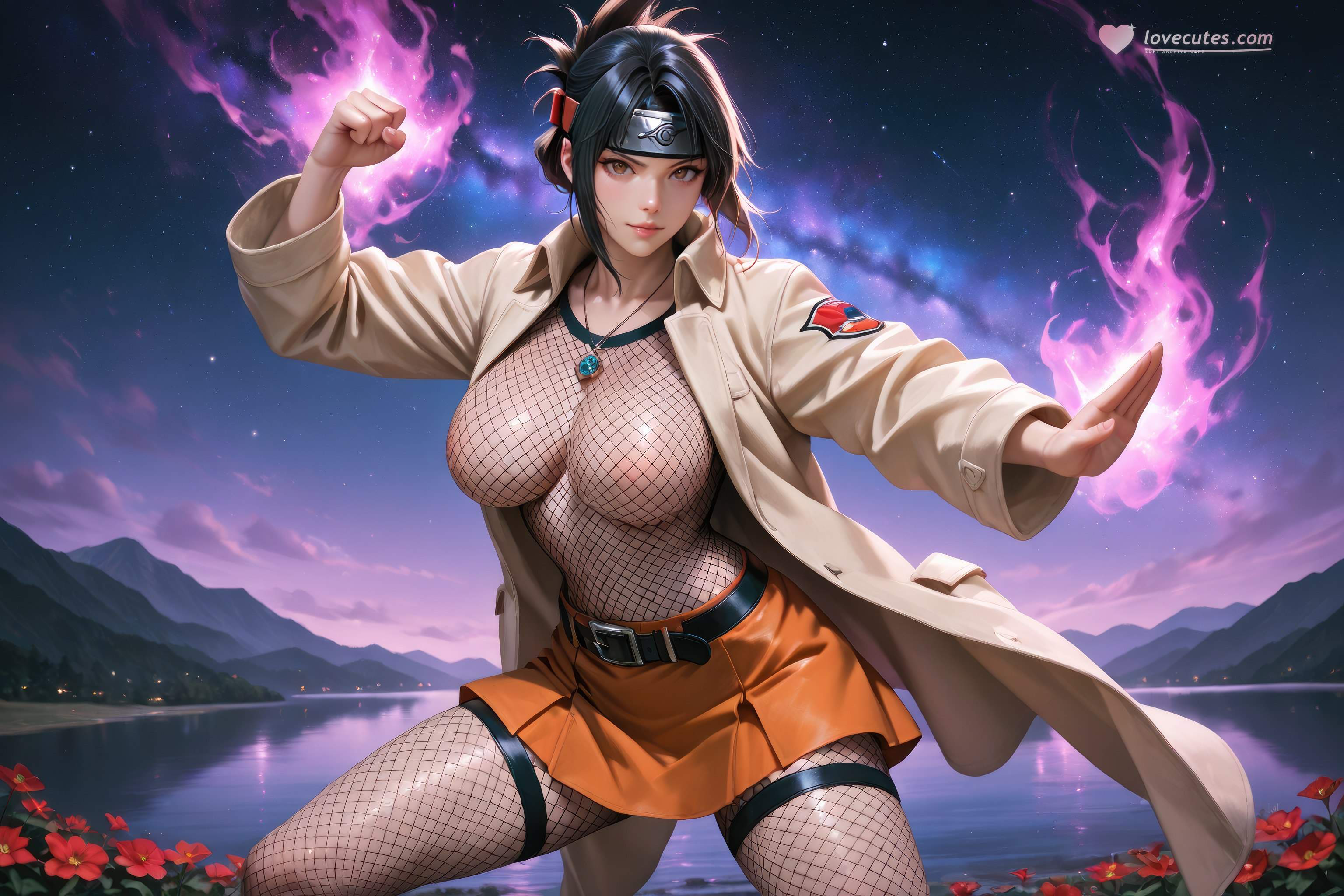 AI Porn - Naruto Mitarashi Anko AI nudes 598P