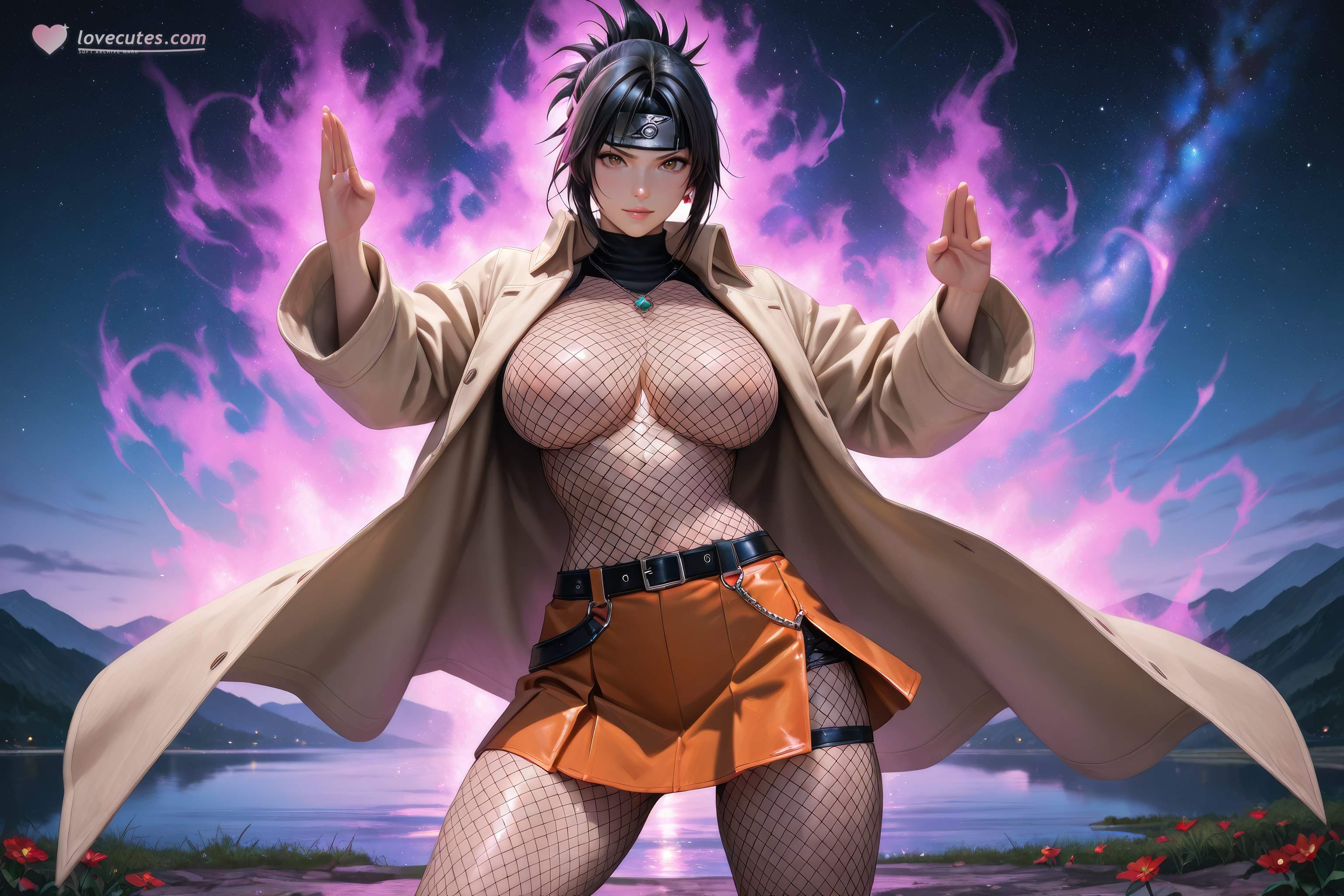 AI Porn - Naruto Mitarashi Anko AI nudes 598P