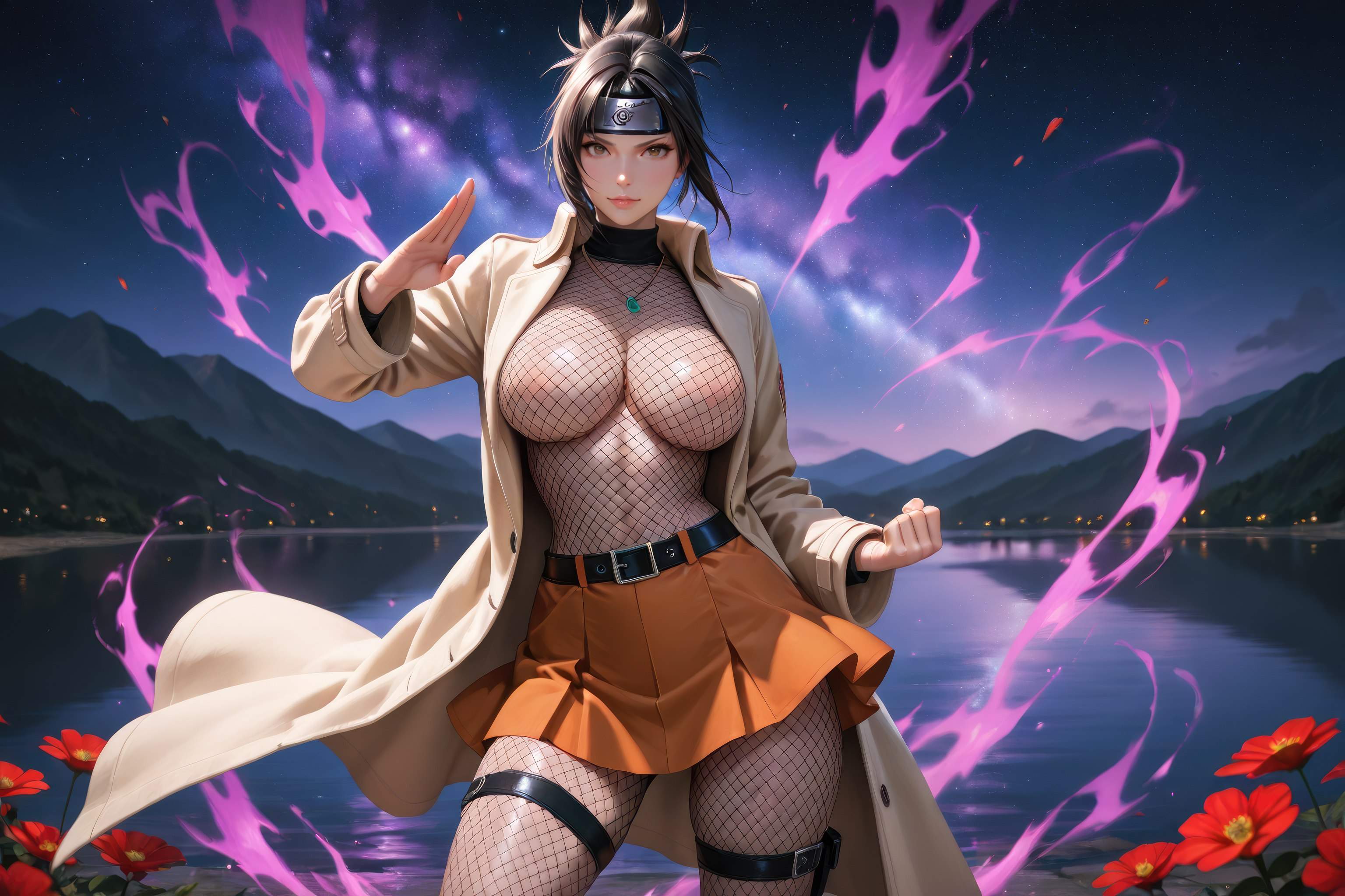 AI Porn - Naruto Mitarashi Anko AI nudes 598P