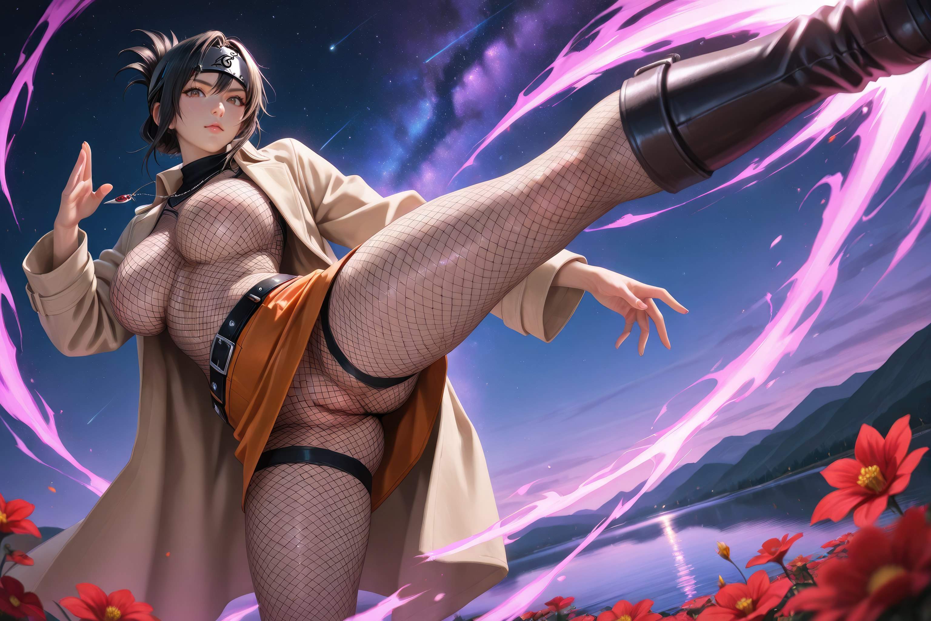 AI Porn - Naruto Mitarashi Anko AI nudes 598P