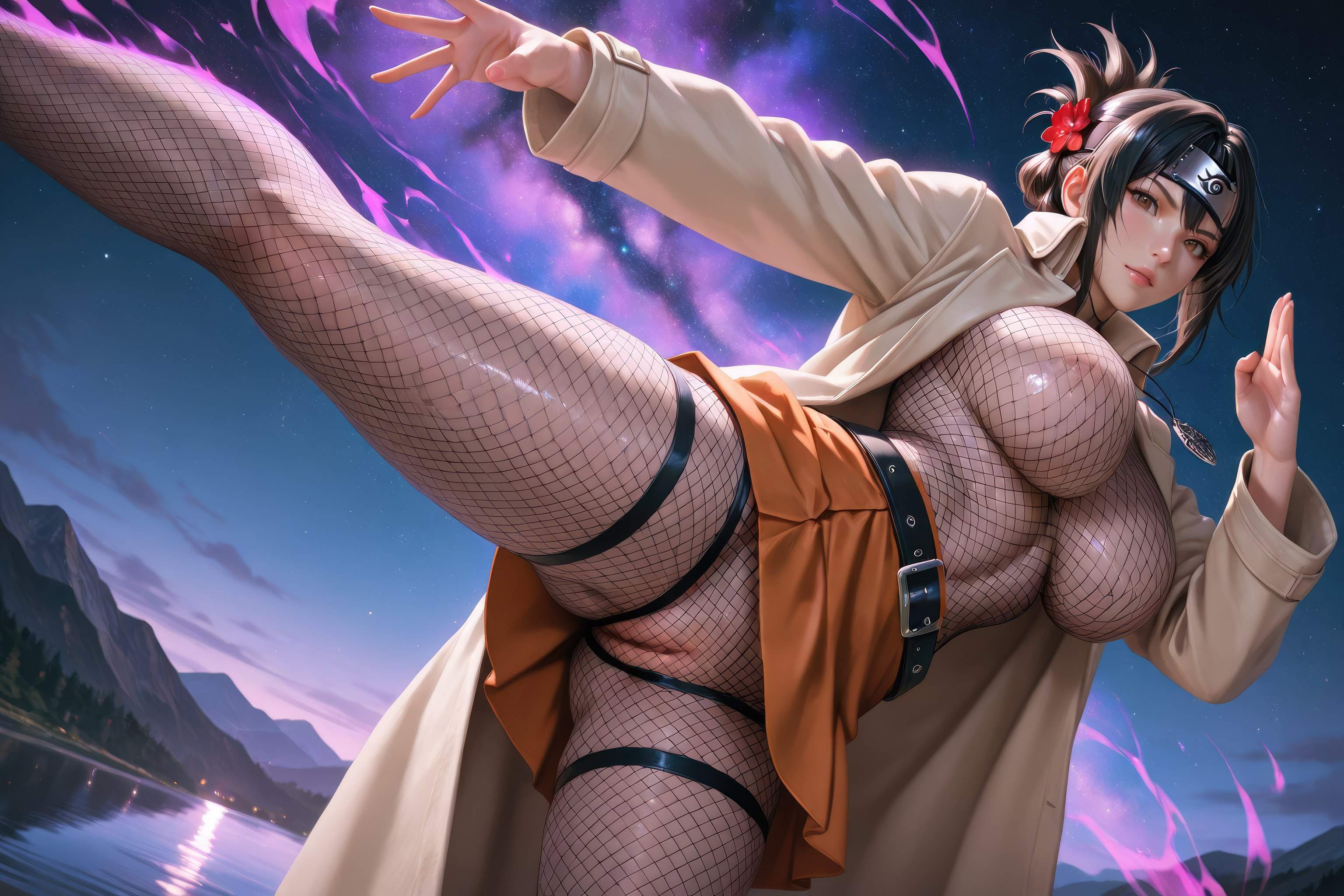 AI Porn - Naruto Mitarashi Anko AI nudes 598P