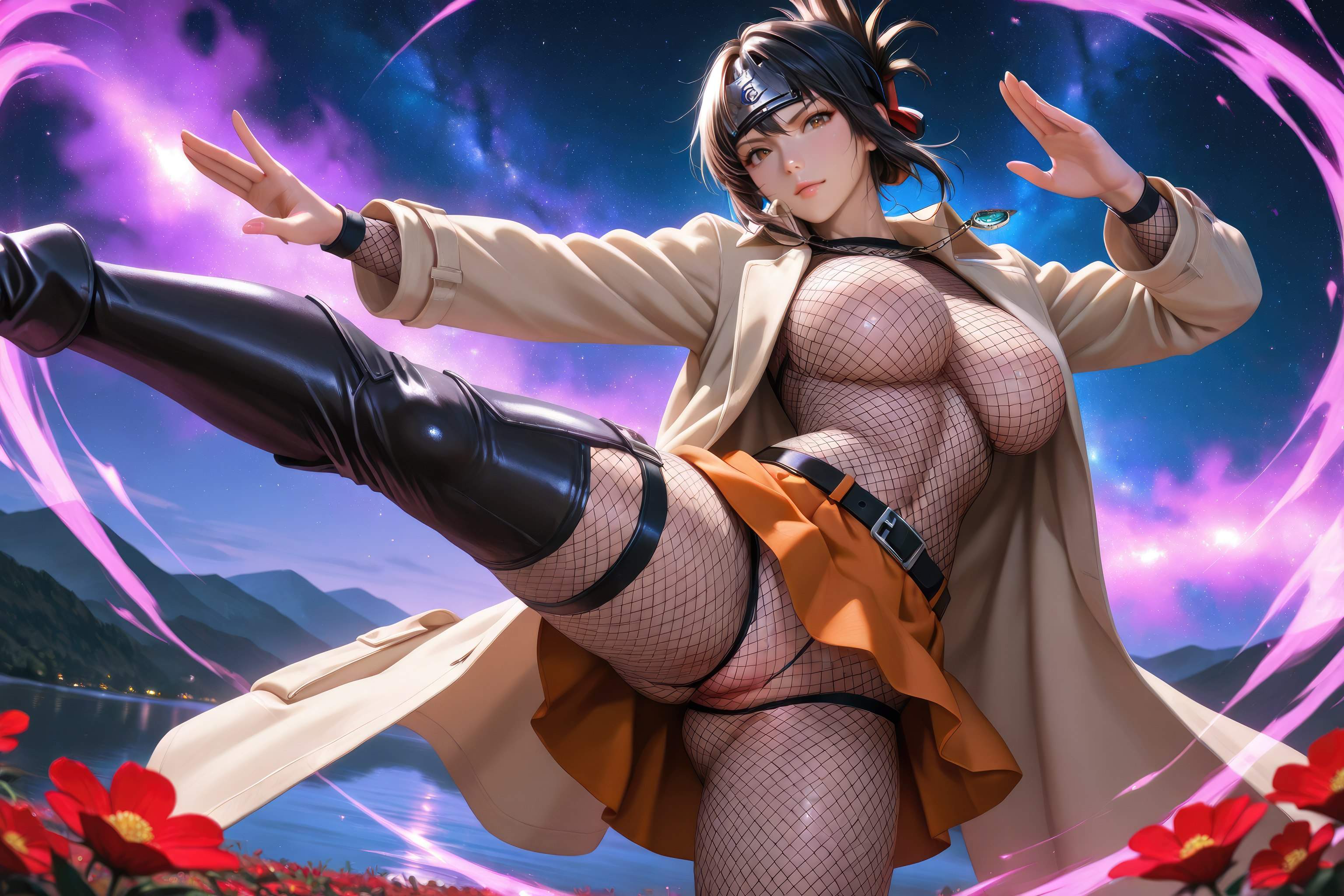 AI Porn - Naruto Mitarashi Anko AI nudes 598P