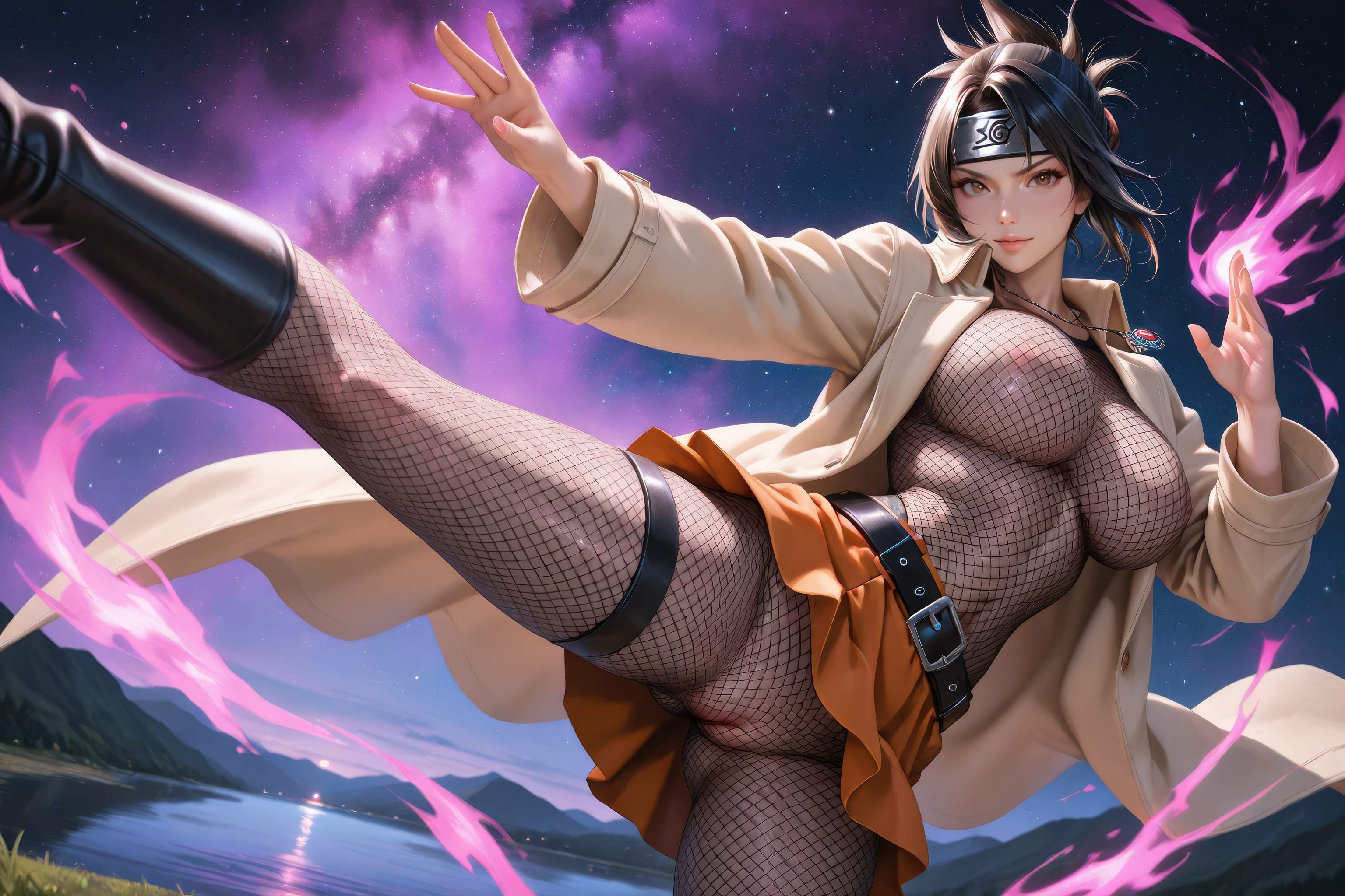 AI Porn - Naruto Mitarashi Anko AI nudes 598P