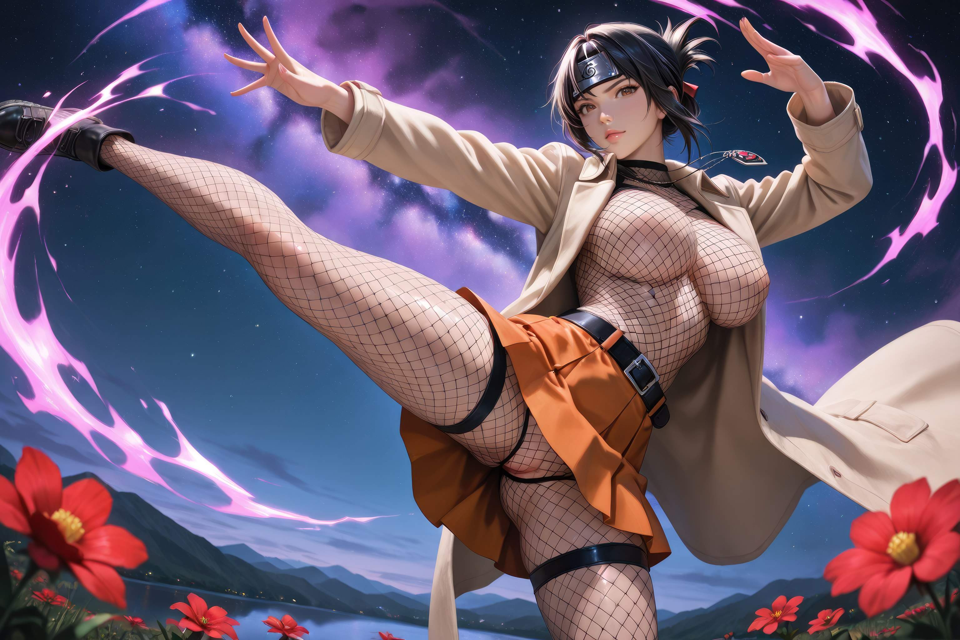 AI Porn - Naruto Mitarashi Anko AI nudes 598P