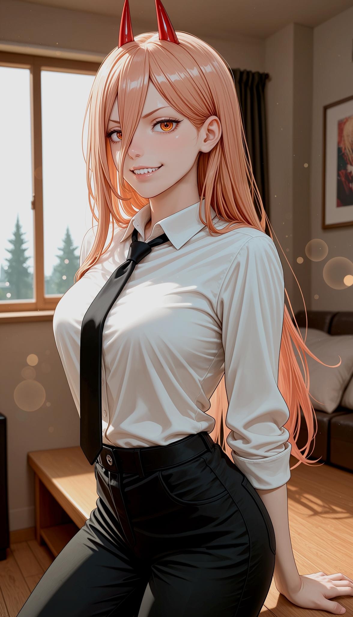 AI Porn - 鏈鋸人 帕瓦群交口交 AI 圖庫 40P