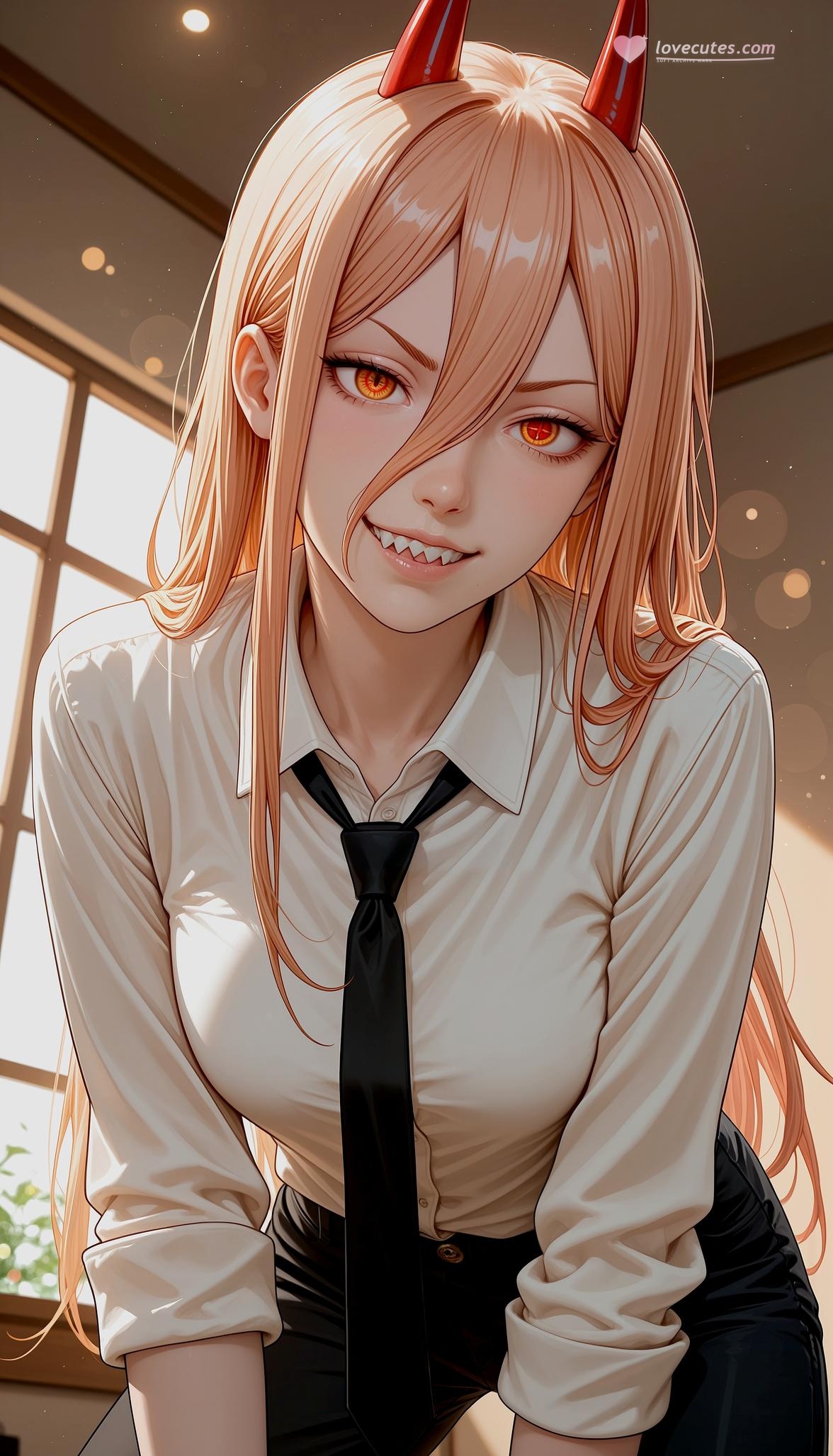 AI Porn - 鏈鋸人 帕瓦群交口交 AI 圖庫 40P