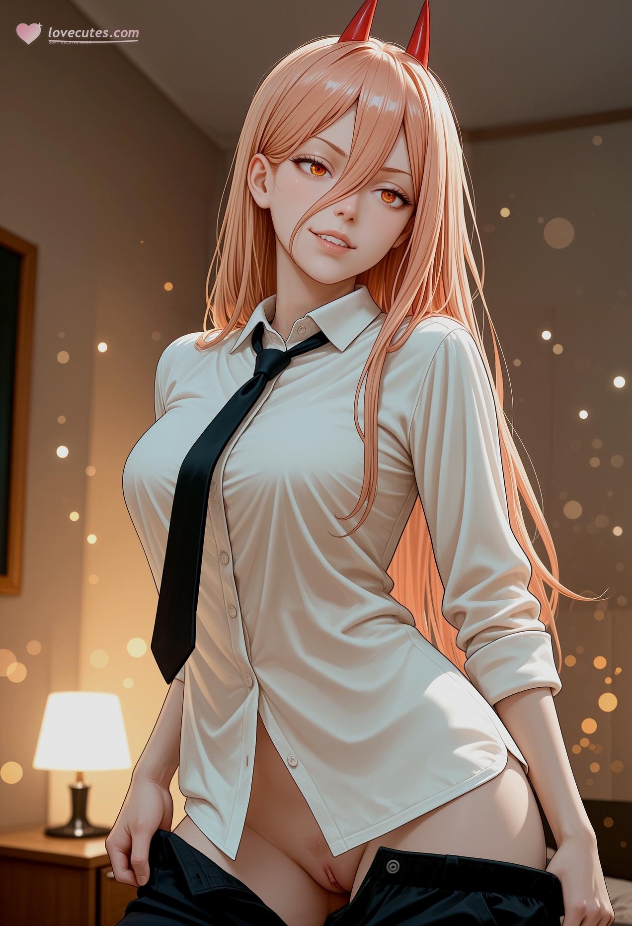 AI Porn - 鏈鋸人 帕瓦群交口交 AI 圖庫 40P