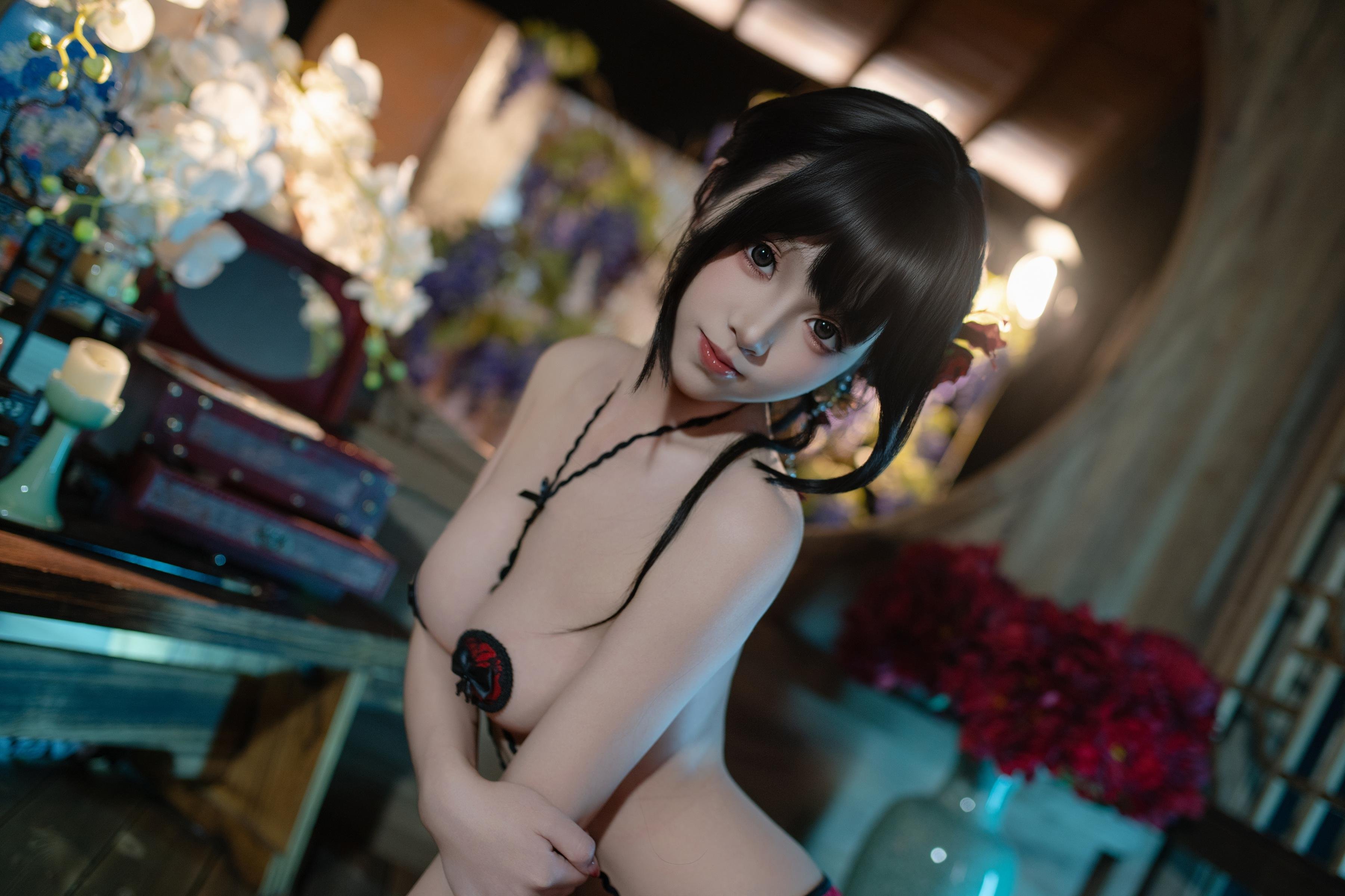 [Private] Bangni - New Year Qipao: Red Qipao, Black Stockings, Stunning Legs, Bold Reveals, 82P8V