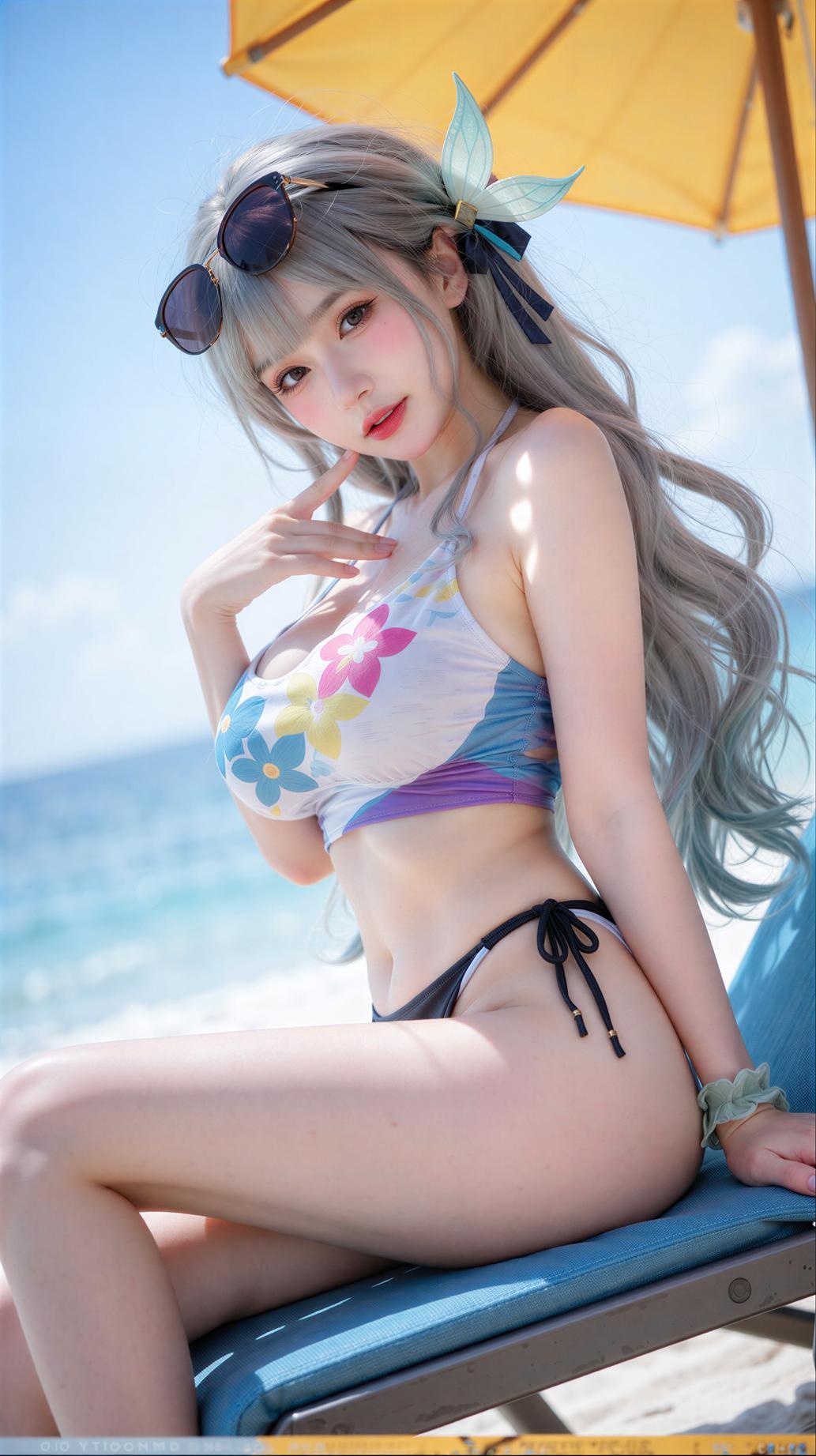Cô Gái Anime Tạo Bởi AI - Bộ Sưu Tập COS Thực Tế 2: Nhiều Nhân Vật Trong Đồ Bơi, Đồ Lót, Đồng Phục - 66P