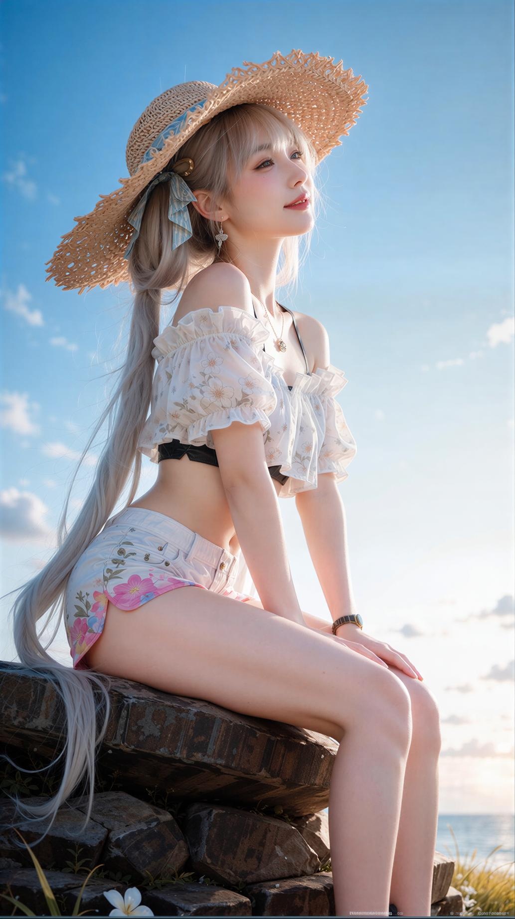 Cô Gái Anime Tạo Bởi AI - Bộ Sưu Tập COS Thực Tế 2: Nhiều Nhân Vật Trong Đồ Bơi, Đồ Lót, Đồng Phục - 66P