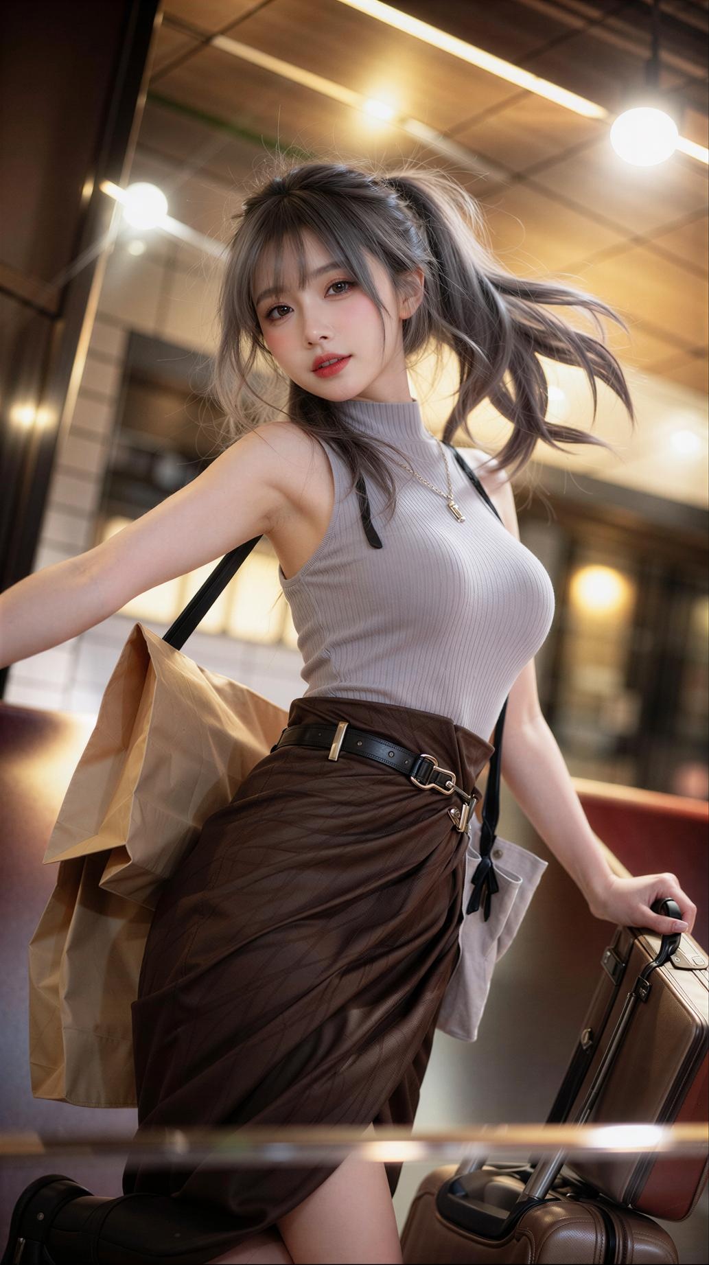 AI生成アニメ少女 - Patreon写実COS集2：多キャラ水着・下着・制服 美脚美胸 66P