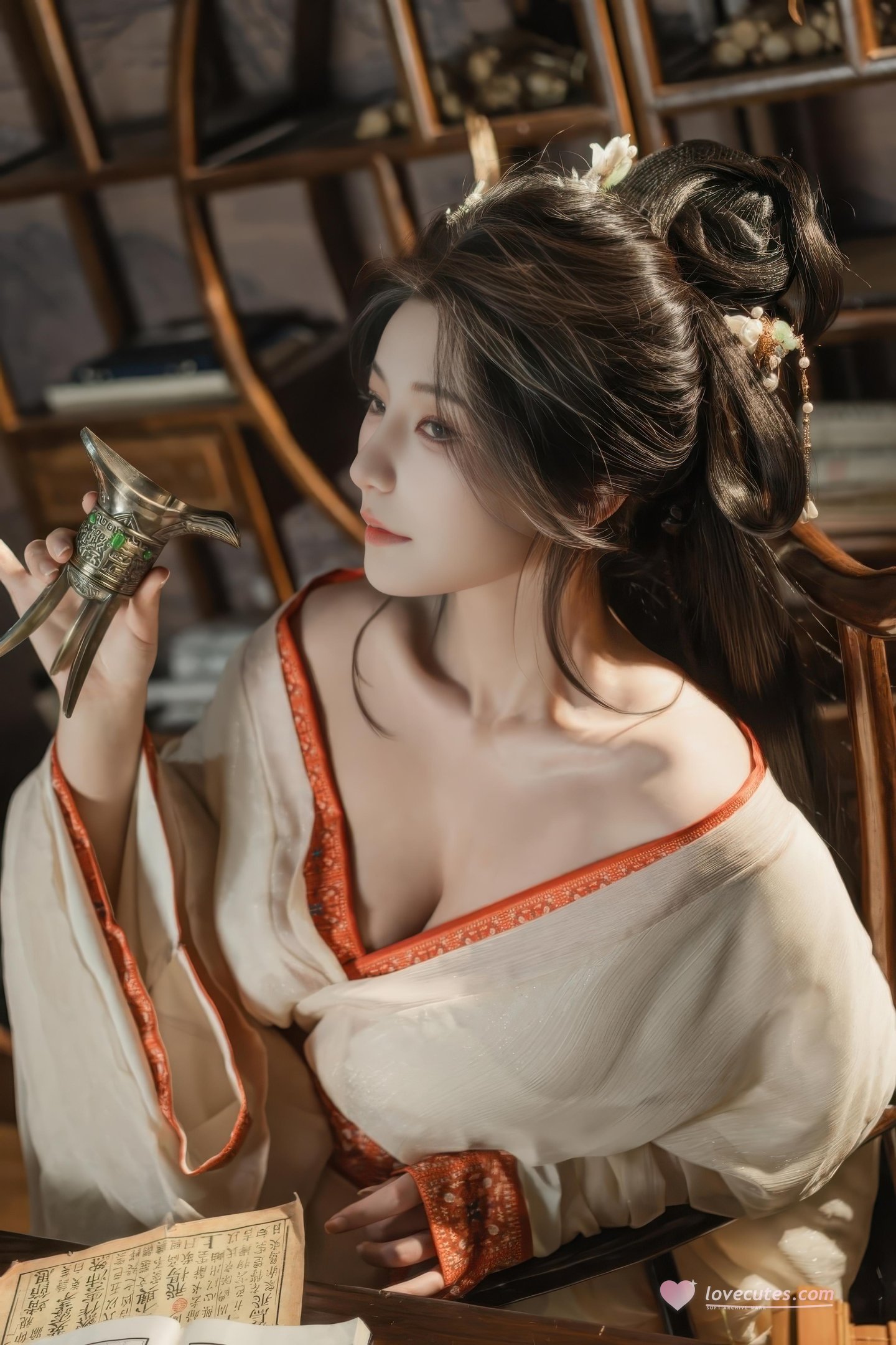 [私房] 星澜是澜澜叫澜妹呀 - 痴情缚：古風繩縛薄紗 巨乳露點私房 74P1V