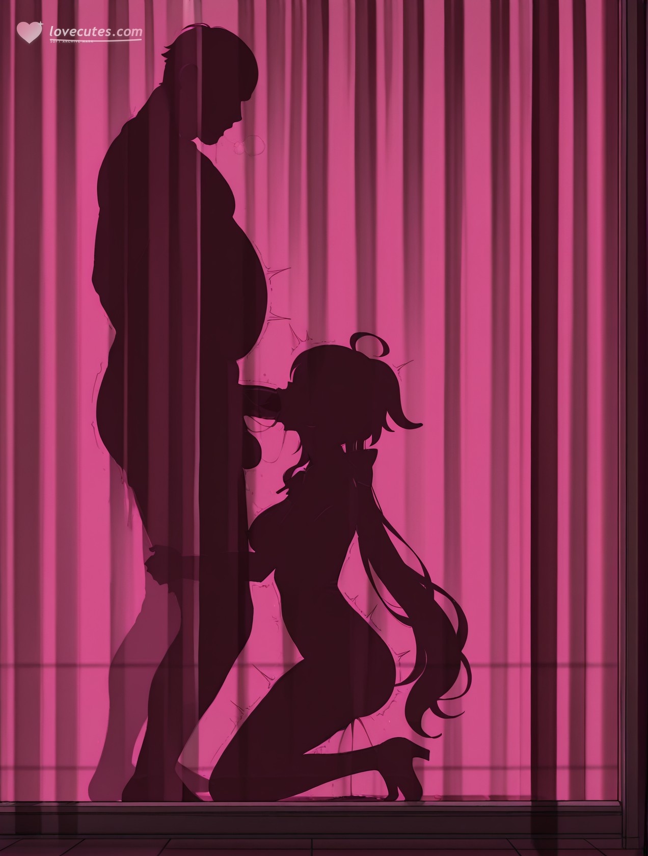 「AI生成アニメ少女 - 原神 甘雨の街角：白いタンクトップとショートパンツ、巨乳とヒップの挑発 89P」