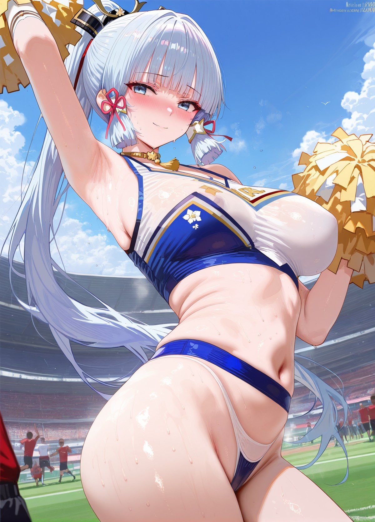 AI生成アニメ少女 - 原神ララ隊コレクション：多キャラ爆乳露穴応援水着 189P