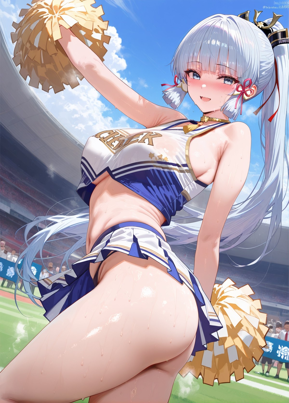 AI生成アニメ少女 - 原神ララ隊コレクション：多キャラ爆乳露穴応援水着 189P