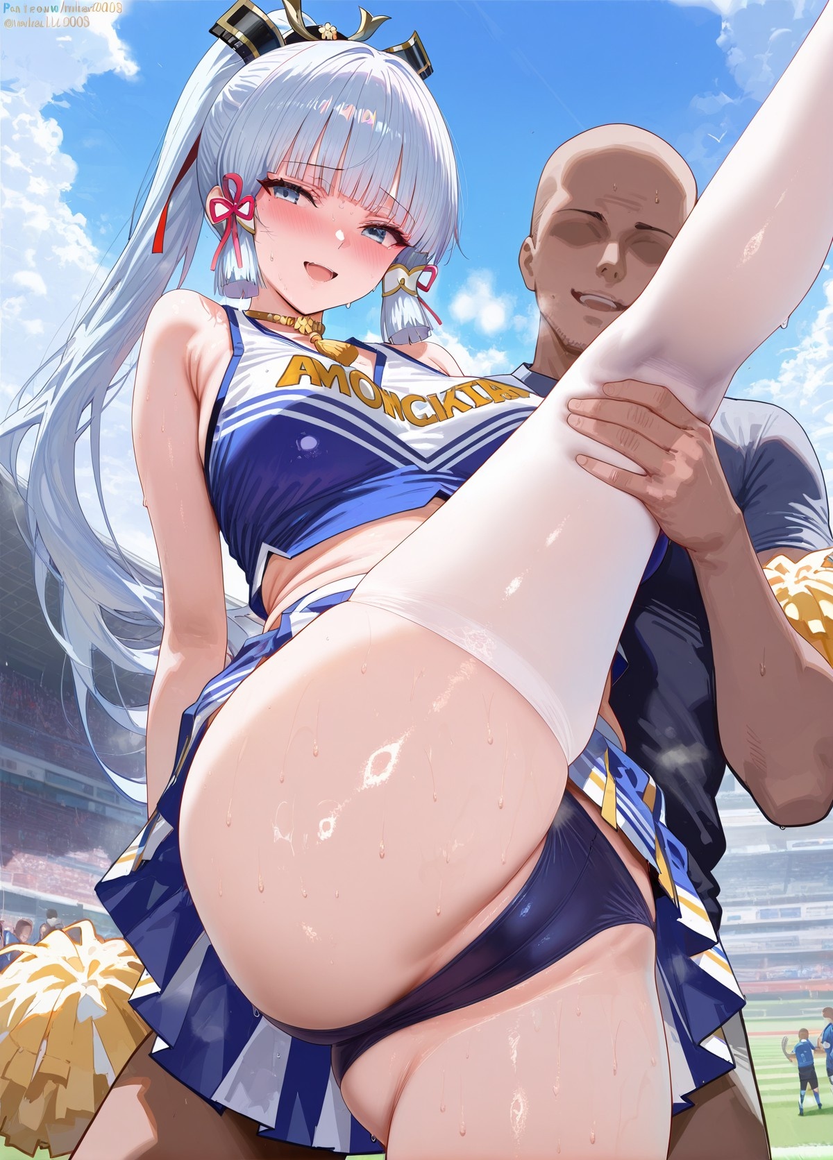 AI生成アニメ少女 - 原神ララ隊コレクション：多キャラ爆乳露穴応援水着 189P