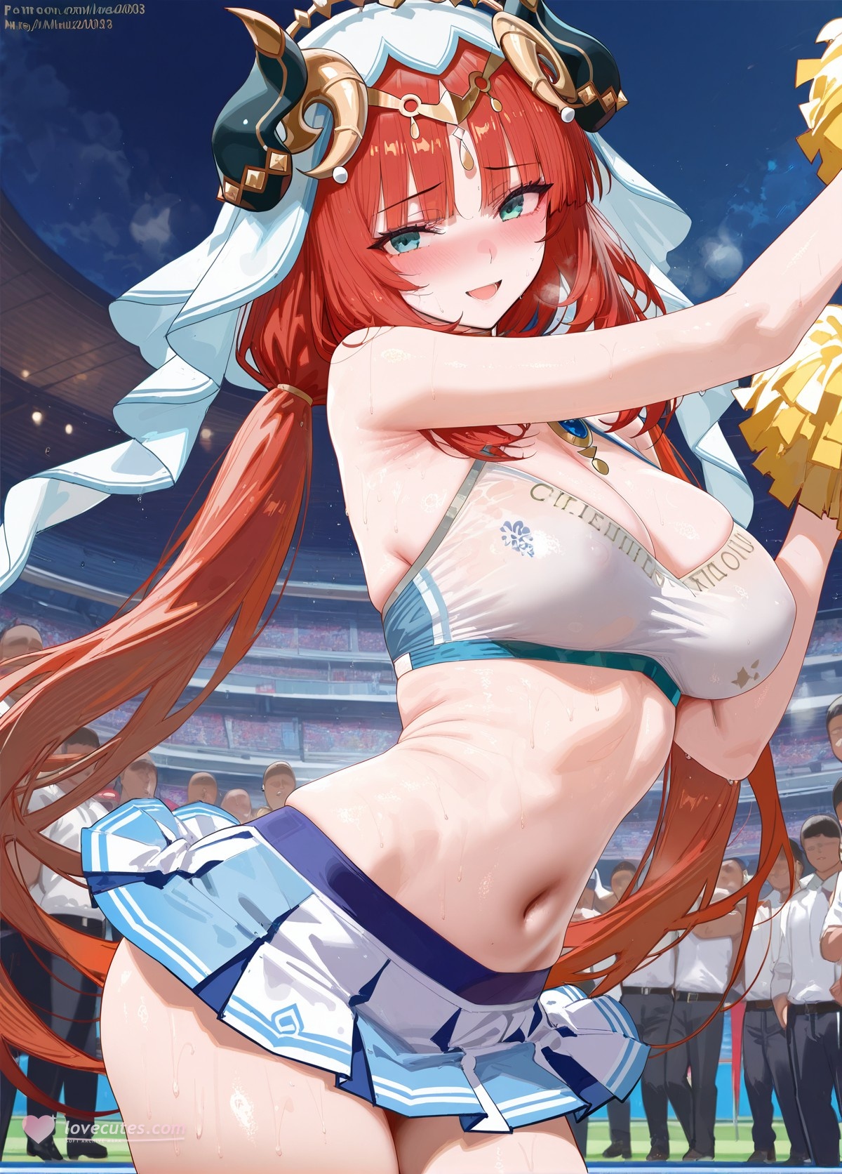 AI生成アニメ少女 - 原神ララ隊コレクション：多キャラ爆乳露穴応援水着 189P