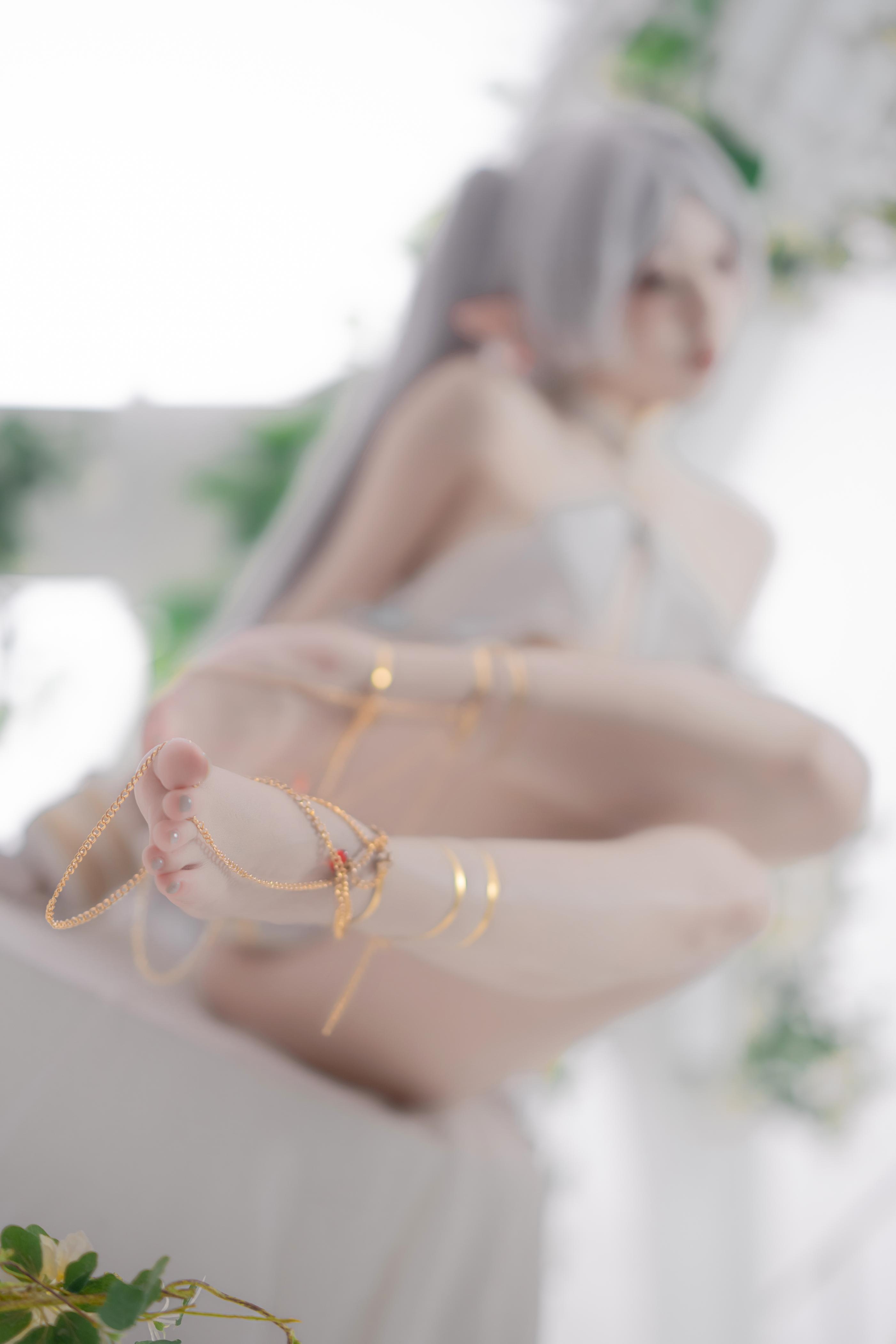 [costume] 纸悦Etsu_ko -葬送的芙莉莲 舞娘：Bản phục trang bạc tóc tiên nữ với vải mỏng 73P