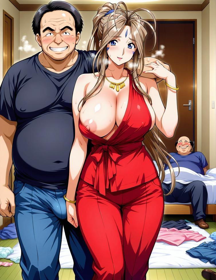 AI Porn - 贝露丹迪泳装群交 AI 图库 98P
