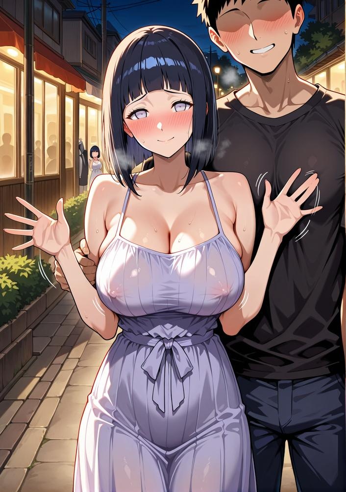 AI Porn - 火影忍者 日向雛田成人 AI 圖庫 109P