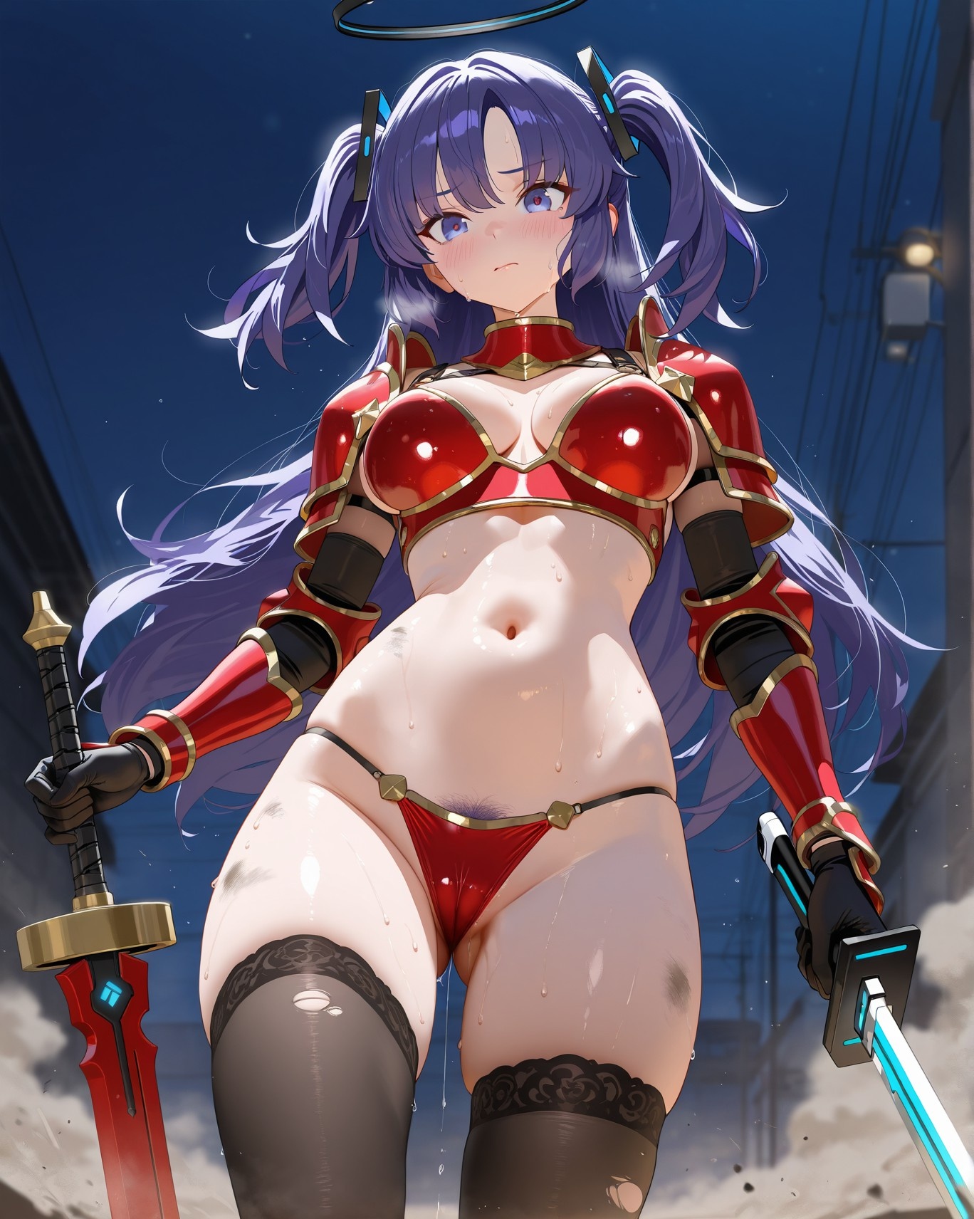 AI Porn - 碧藍檔案 早瀨優香比基尼群交 AI 圖庫 153P