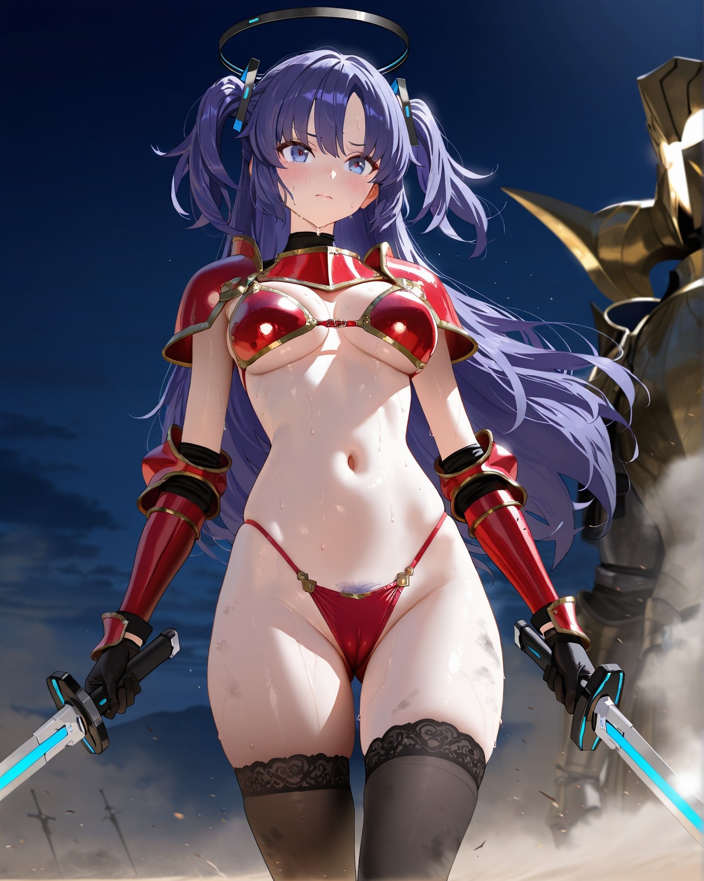 AI Porn - 碧藍檔案 早瀨優香比基尼群交 AI 圖庫 153P