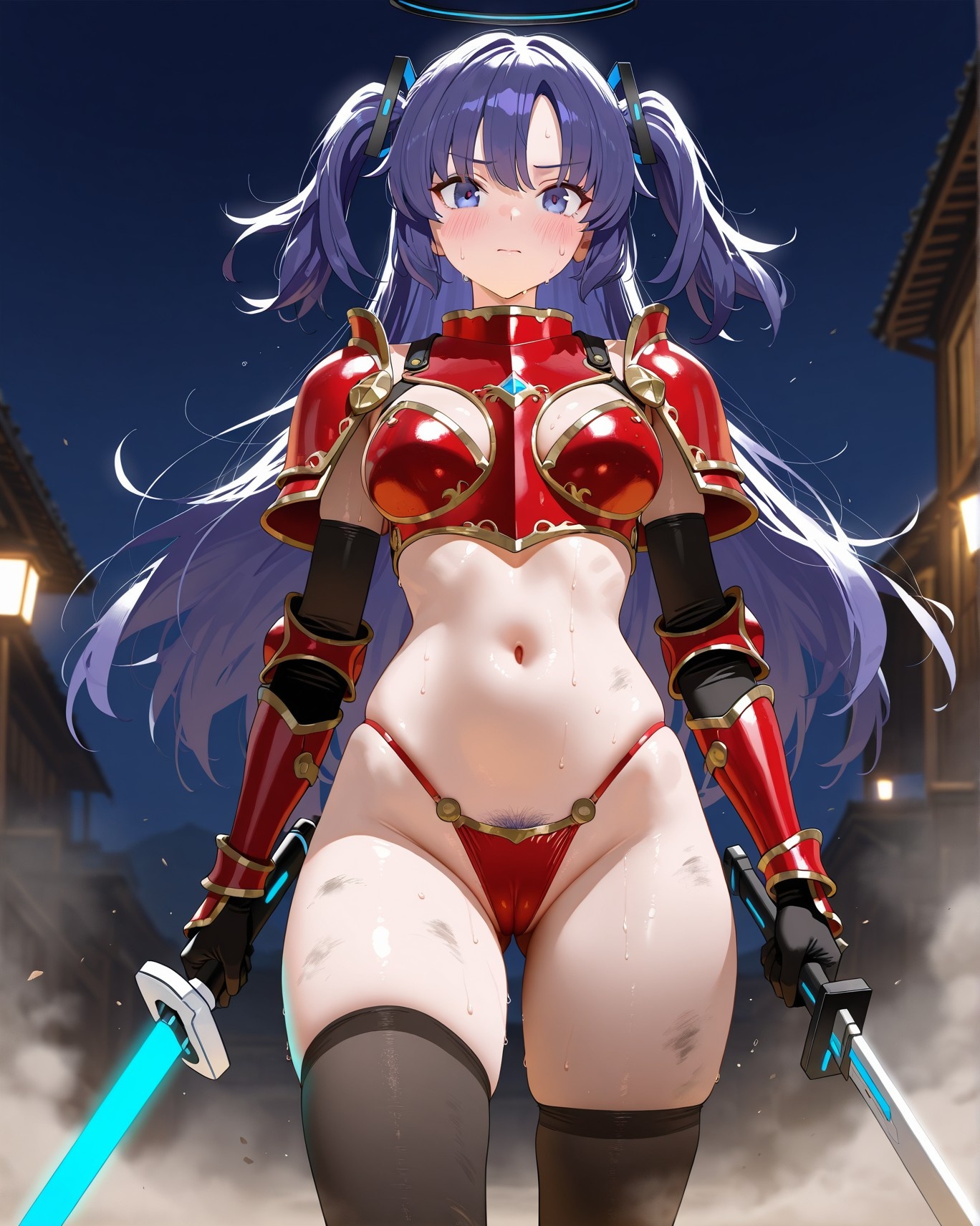 AI Porn - 碧藍檔案 早瀨優香比基尼群交 AI 圖庫 153P