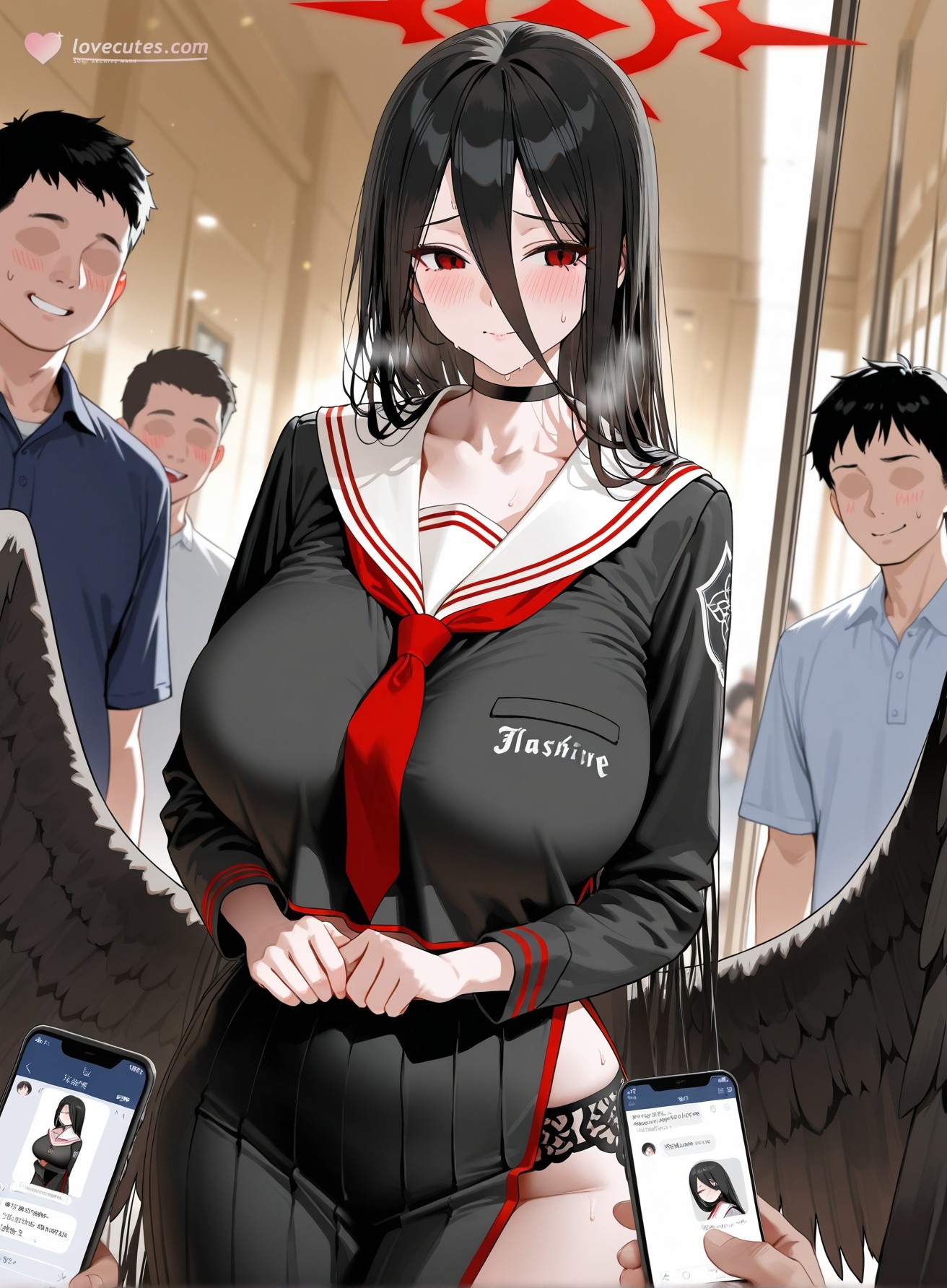 AI Porn - 碧藍檔案 羽川蓮見成人 AI 圖庫 210P