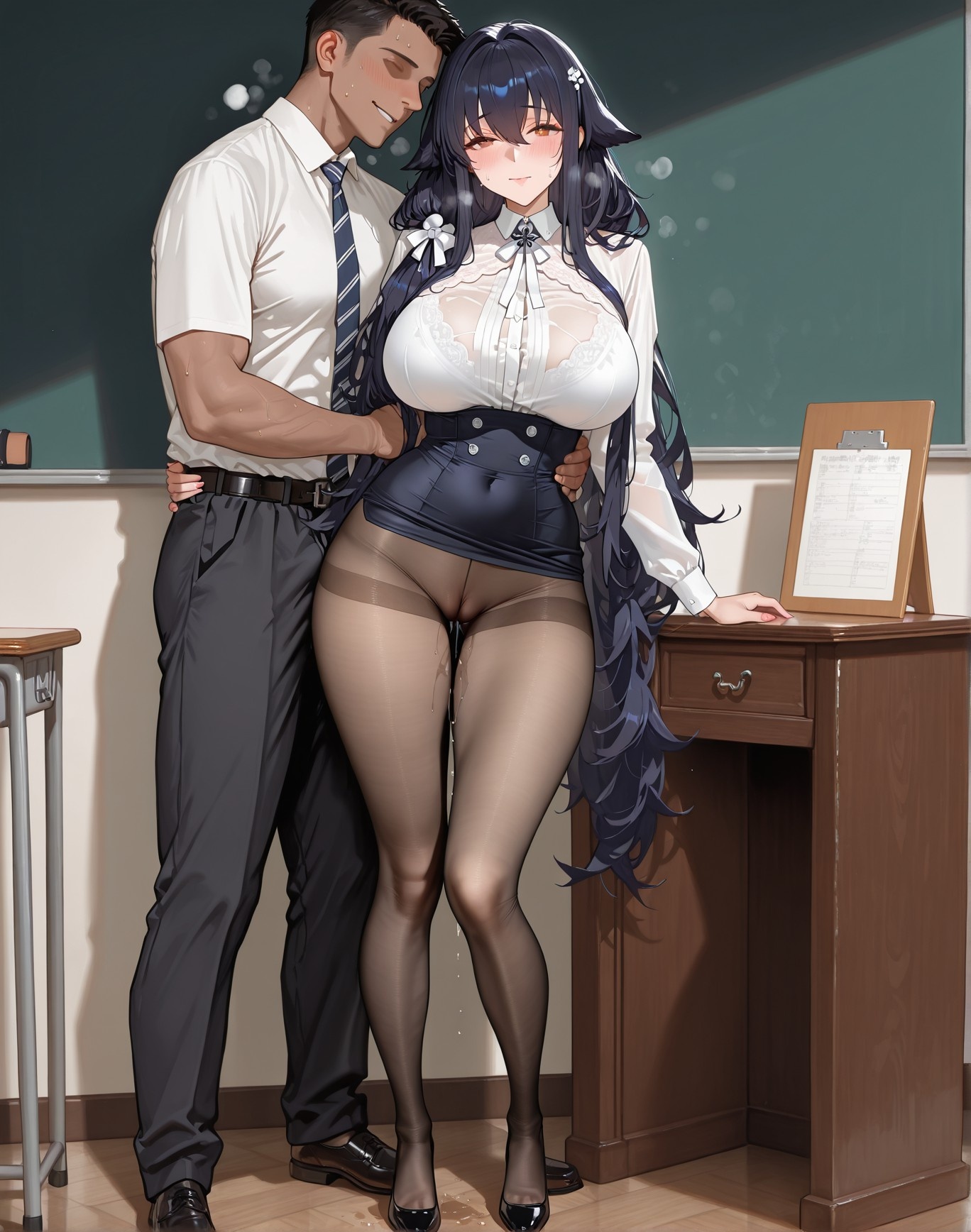 AI Porn - 碧藍航線 吾妻辦公室群交 AI 圖庫 134P