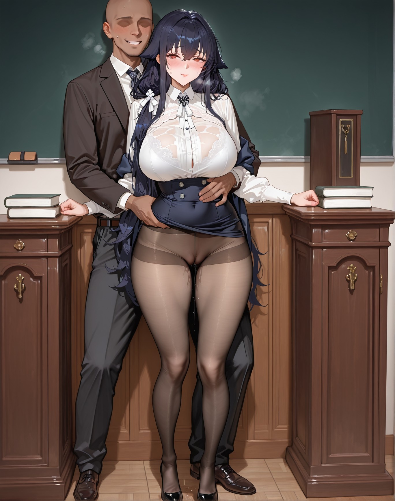 AI Porn - 碧藍航線 吾妻辦公室群交 AI 圖庫 134P