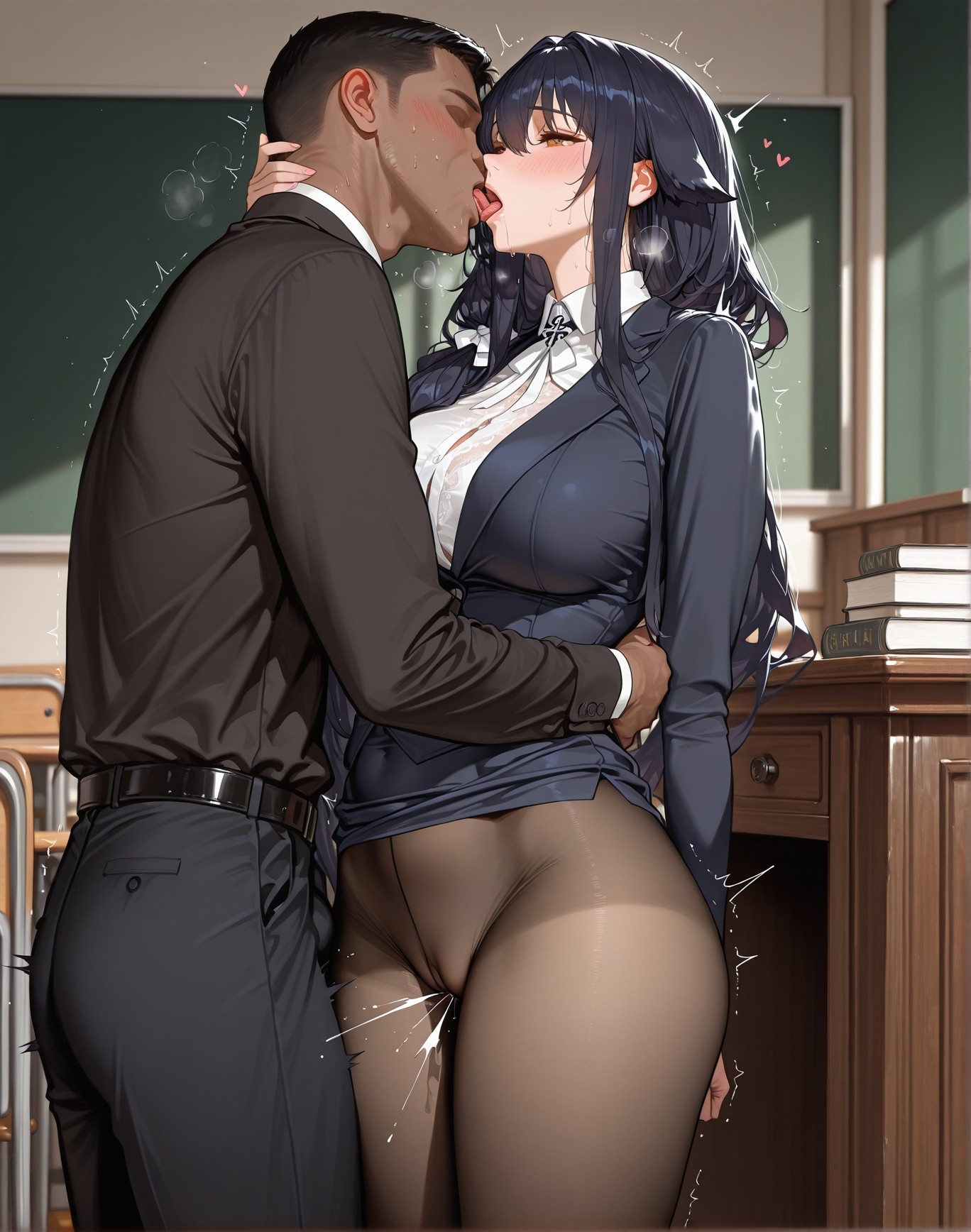 AI Porn - Azur Lane Azuma office AI adult 134P