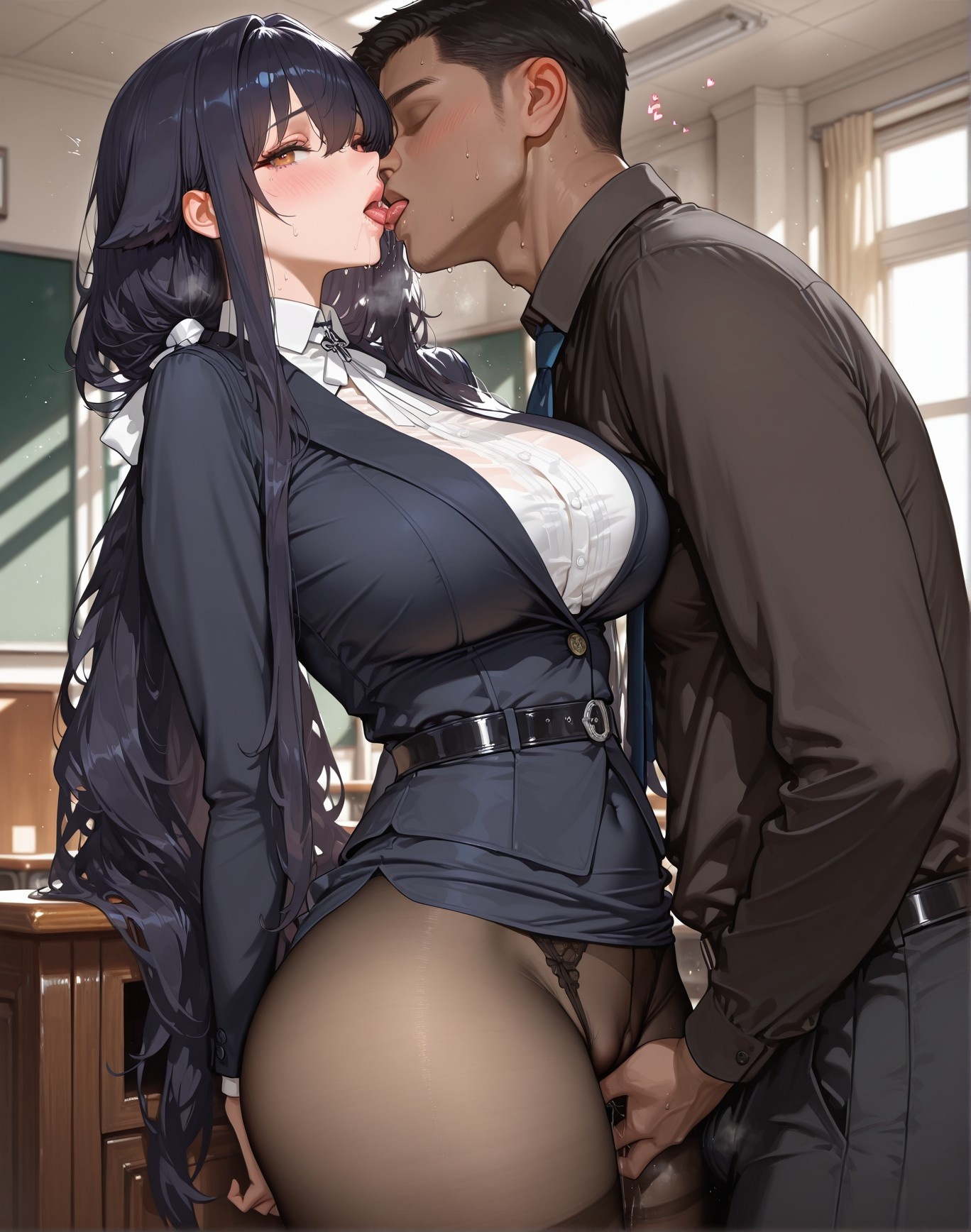 AI Porn - Azur Lane Azuma office AI adult 134P