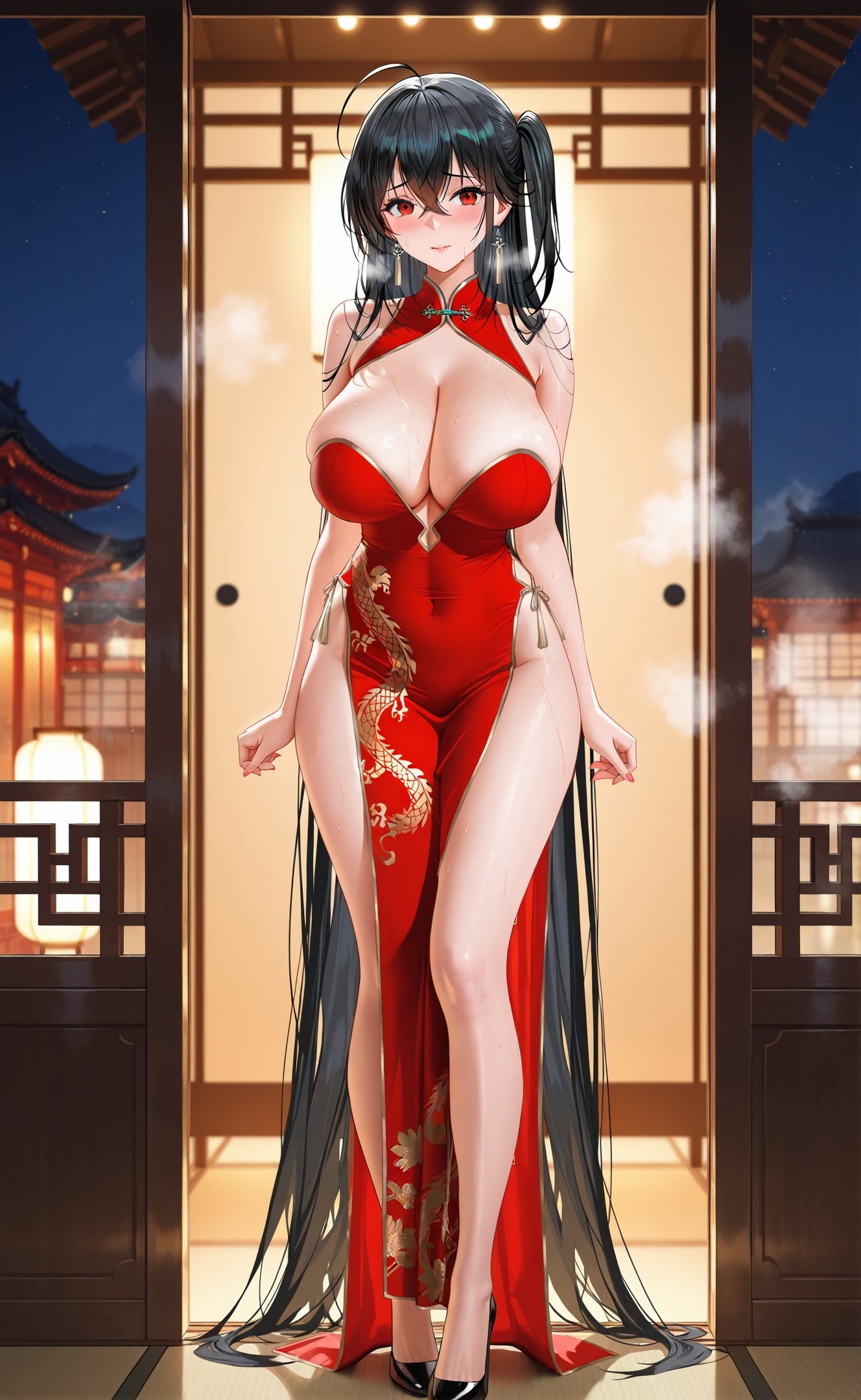 Cô Gái Anime Tạo Bởi AI - 碧蓝航线 太凤吾妻光辉等合集: Bộ Ảnh Bãi Biển Với Trang Phục Tắm 191P