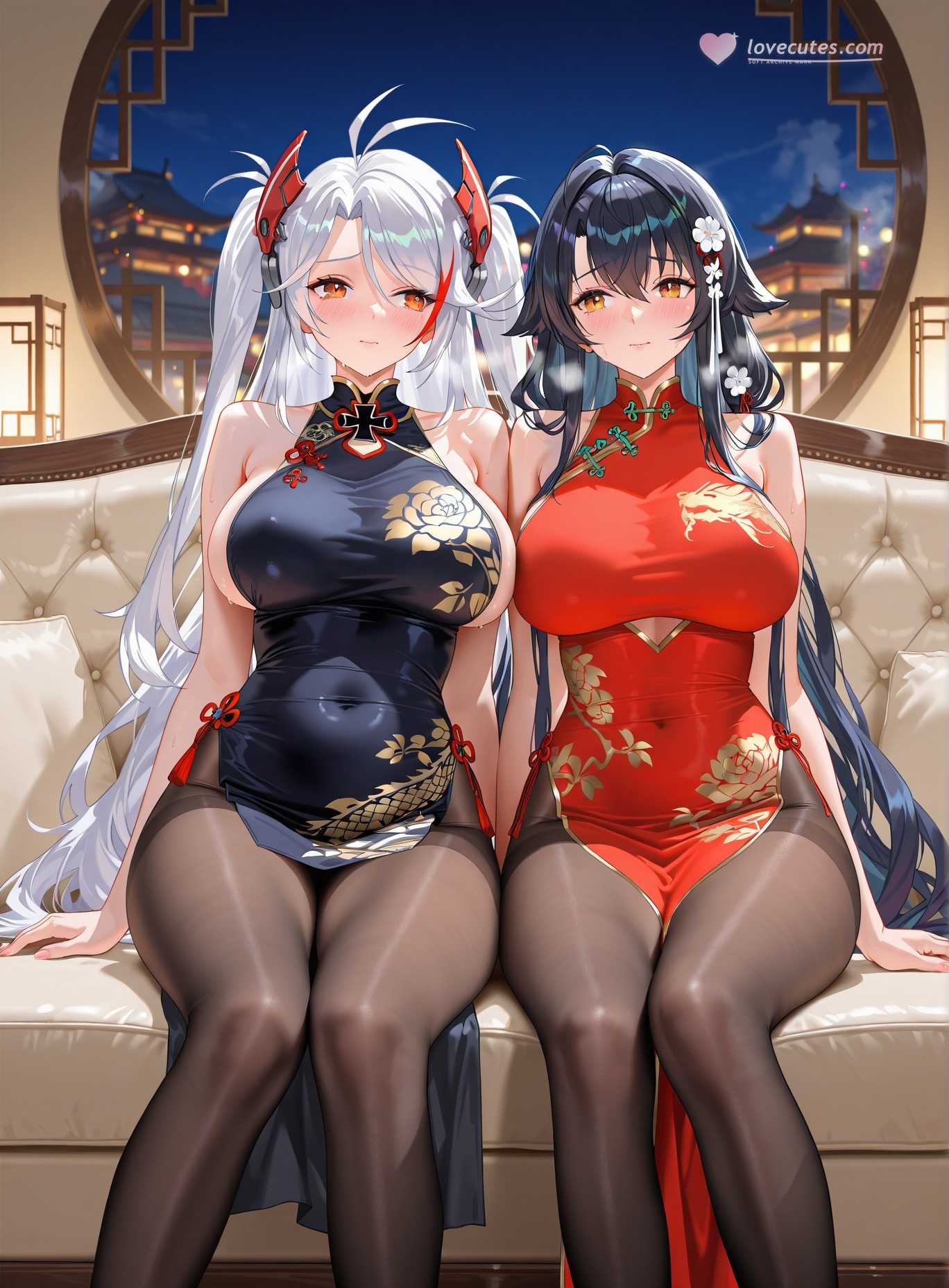 Cô Gái Anime Tạo Bởi AI - 碧蓝航线 太凤吾妻光辉等合集: Bộ Ảnh Bãi Biển Với Trang Phục Tắm 191P