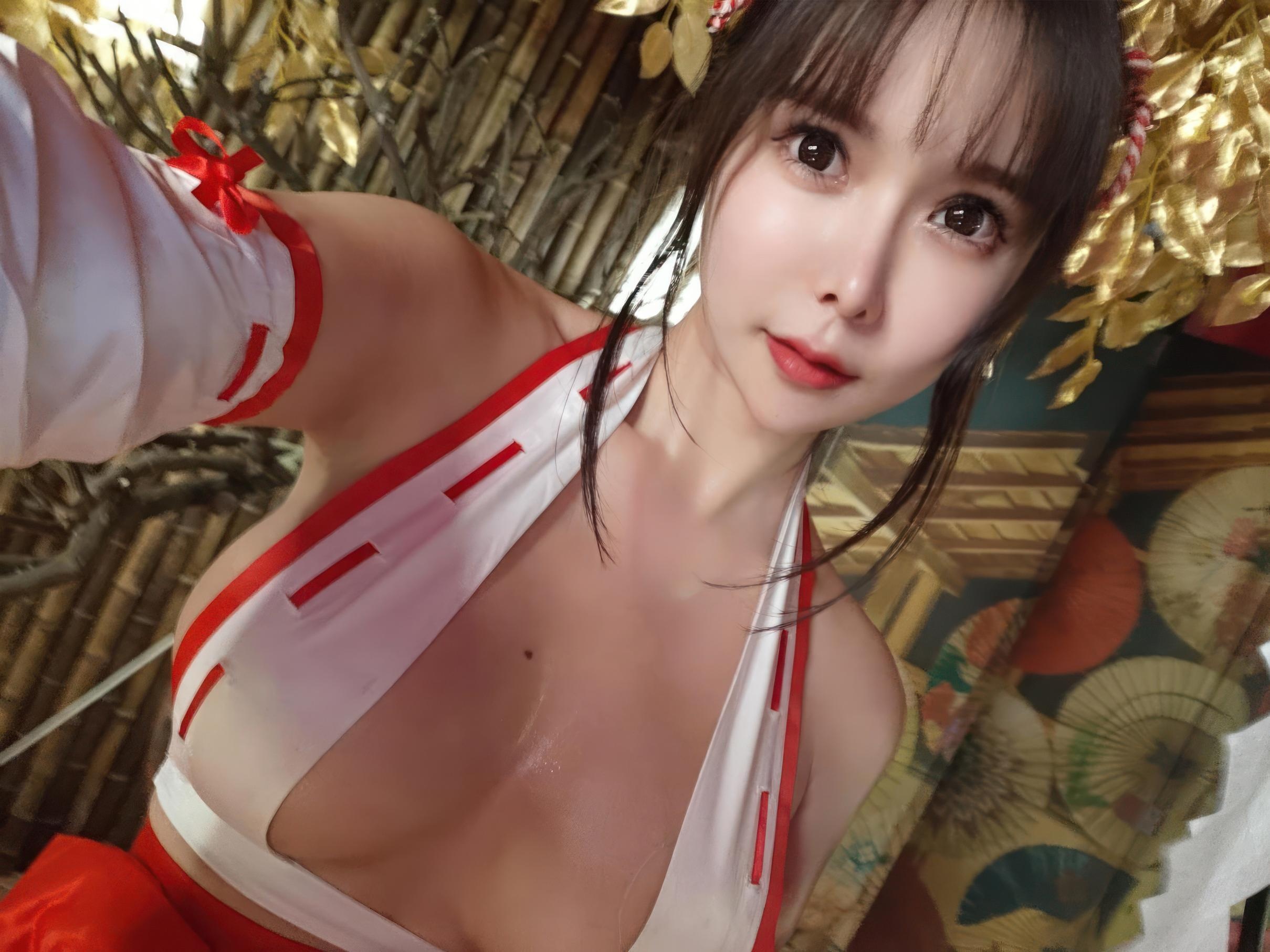 [写真] アマゾンキャットフィッシュ - 水無月巫女：桜神社巫女装 美胸古風写真 28P