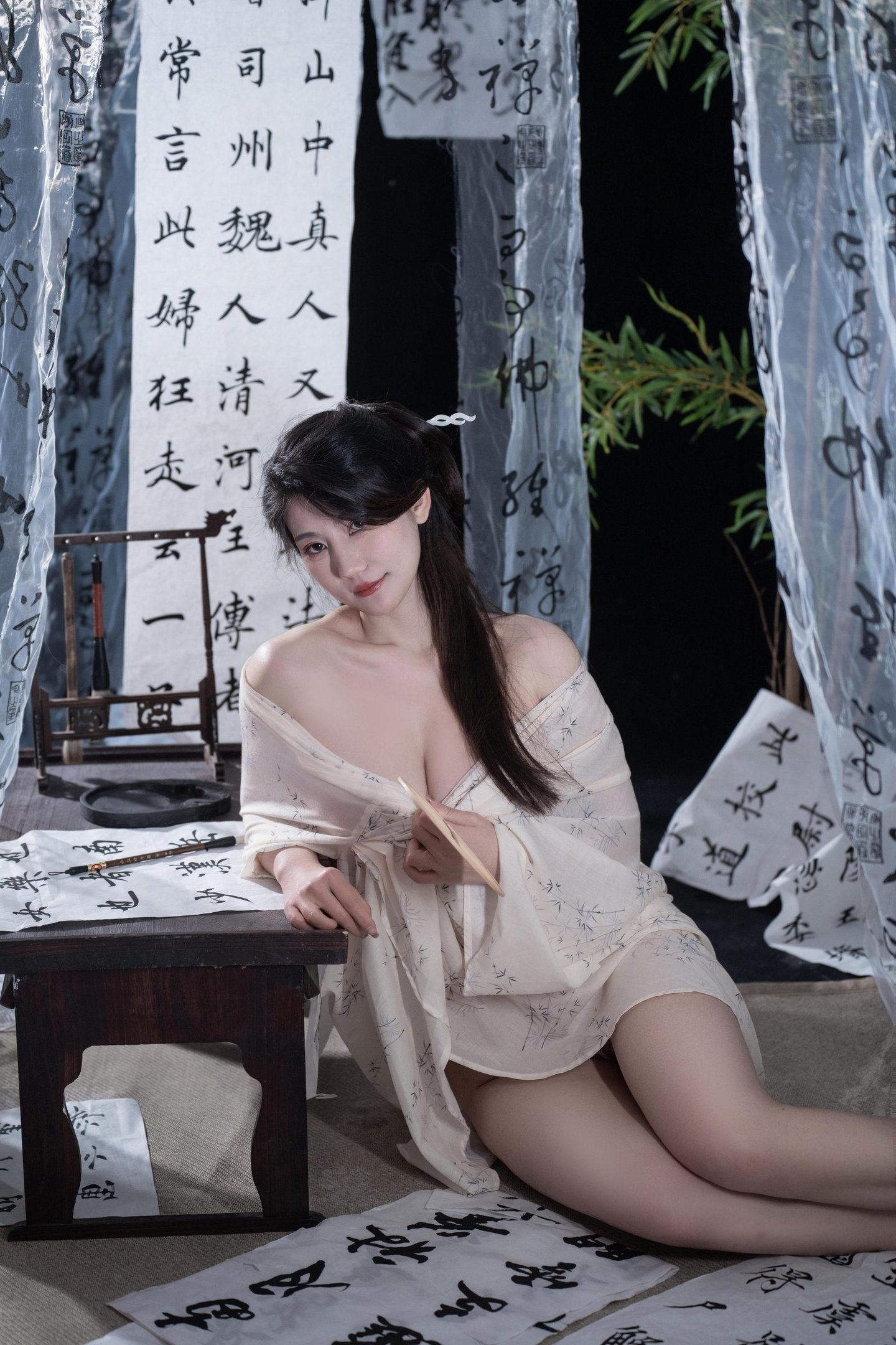 [私房] 星澜是澜澜叫澜妹呀 - 相思：薄紗書房貼紙遮點 古風私房 92P6V