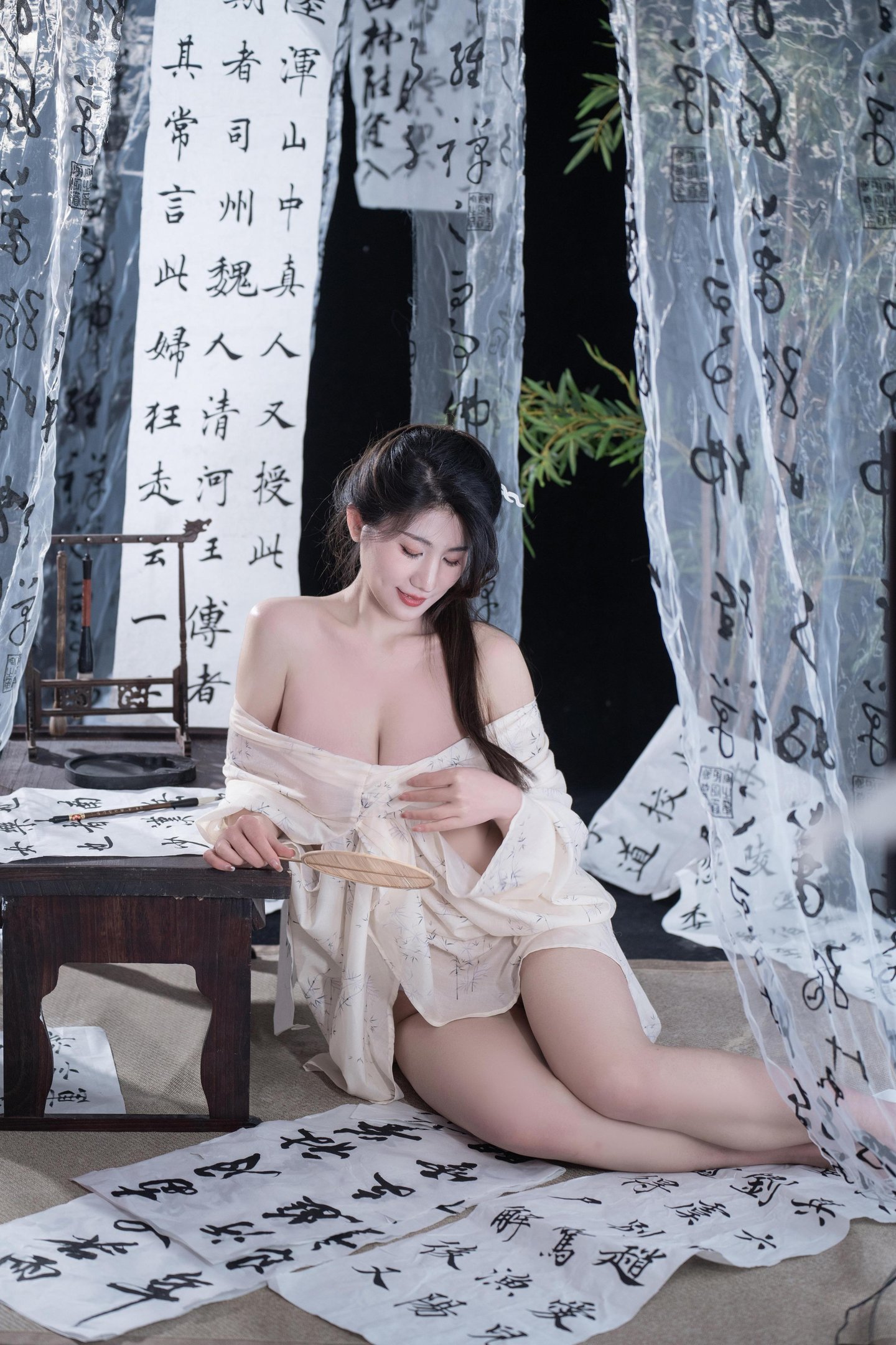 [私房] 星澜是澜澜叫澜妹呀 - 相思：薄紗書房貼紙遮點 古風私房 92P6V
