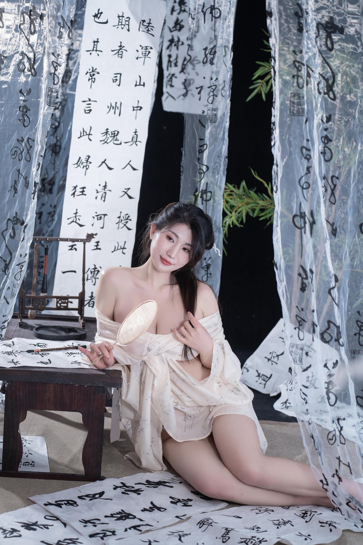 [私房] 星澜是澜澜叫澜妹呀 - 相思：薄紗書房貼紙遮點 古風私房 92P6V
